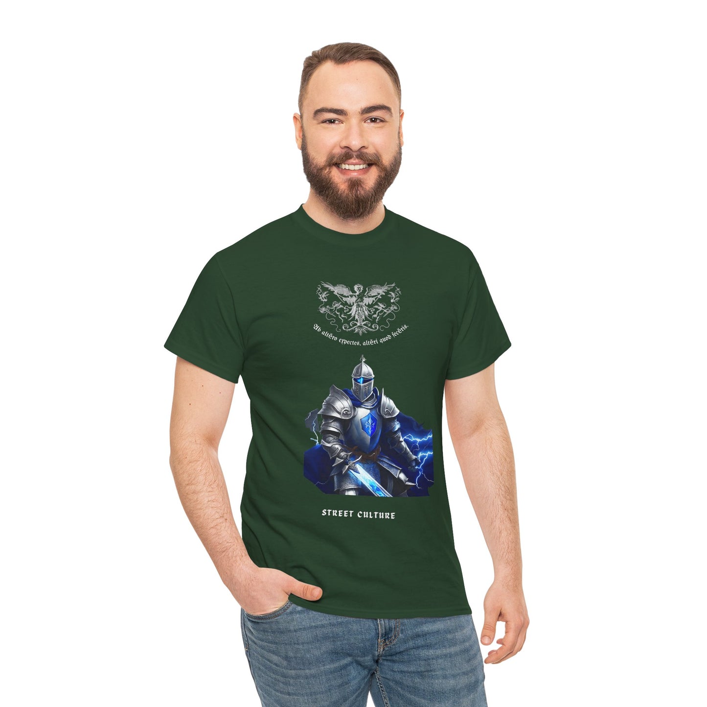 Templar Knight with Thunderblade Tee Flashlander