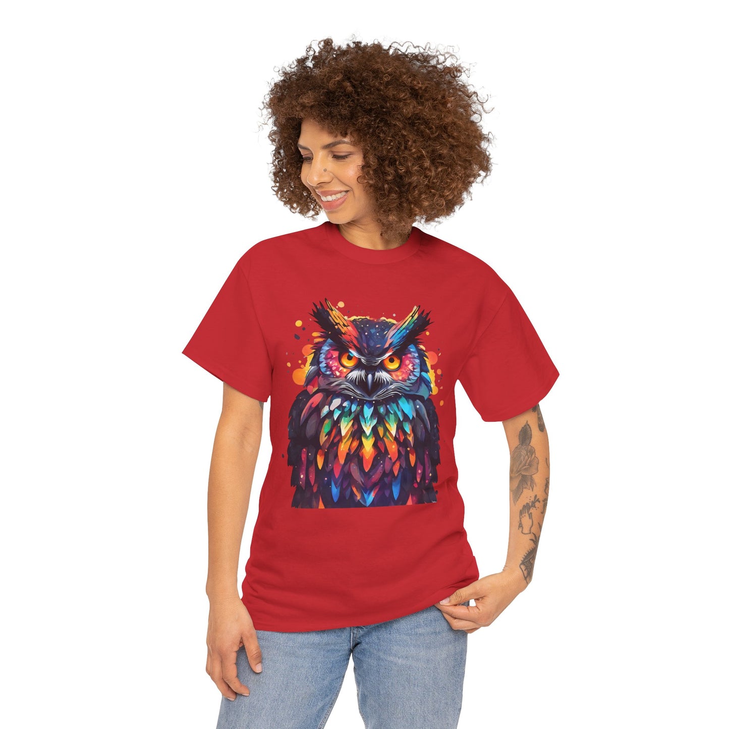 Owl Feathered Symphony Flashlander Gym Shirt