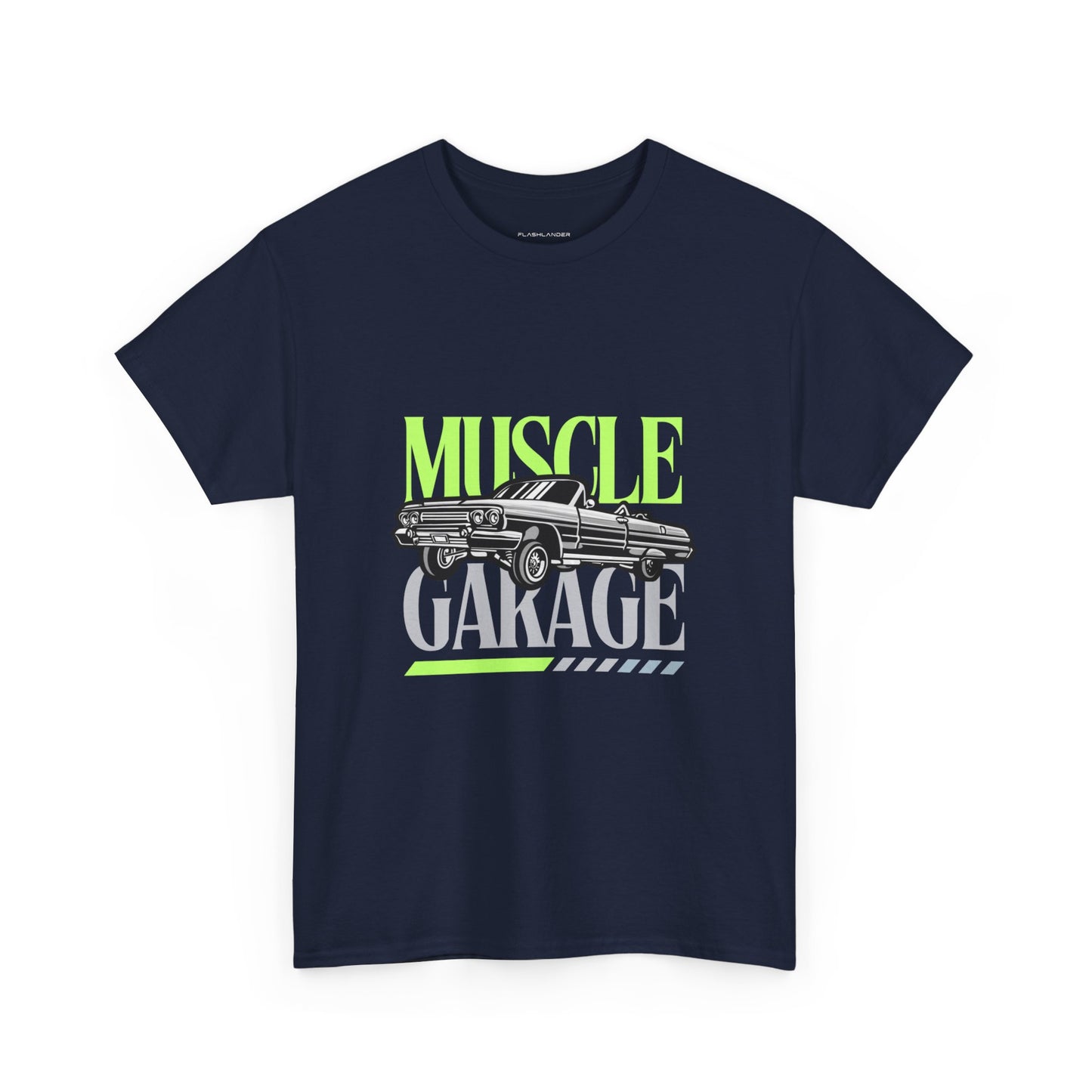 Garage de voitures vintage Muscle - T-shirt de sport Flashlander