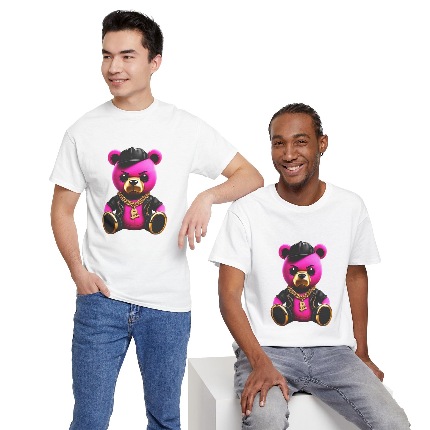 Teddy Bear Hip-Hop Fury Graphic Tee Flashlander