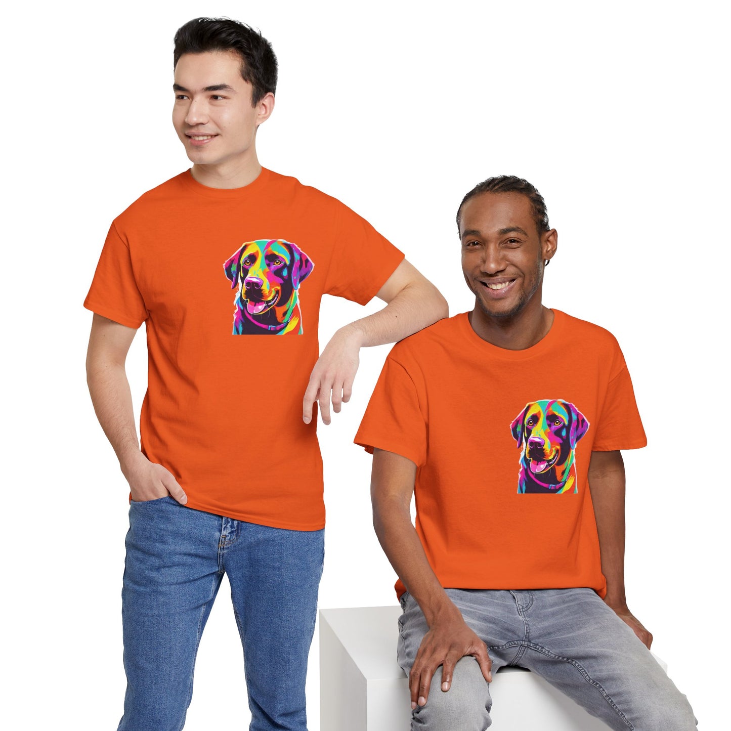 Pop Art Lab Dog in the Heart Flashlander Gym Shirt