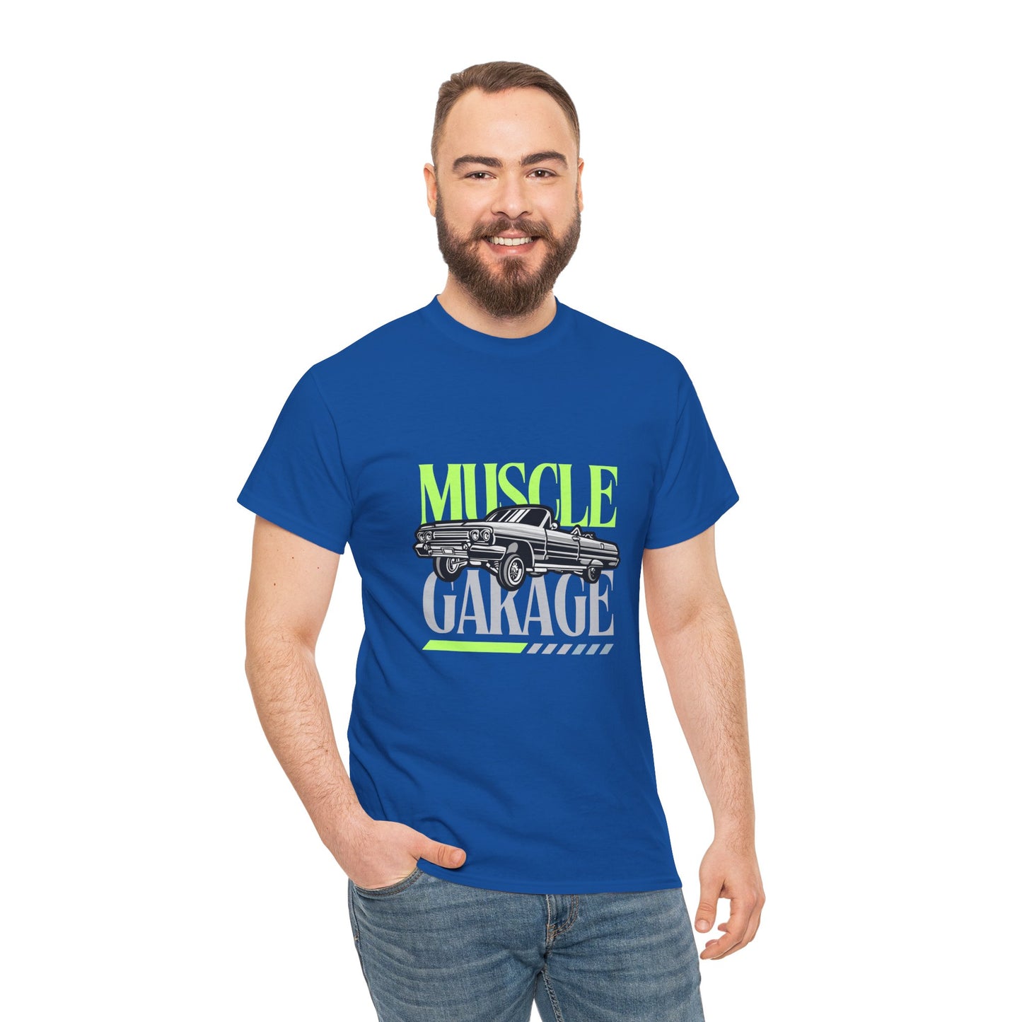 Vintage Car Muscle Garage - Flashlander Gym Shirt