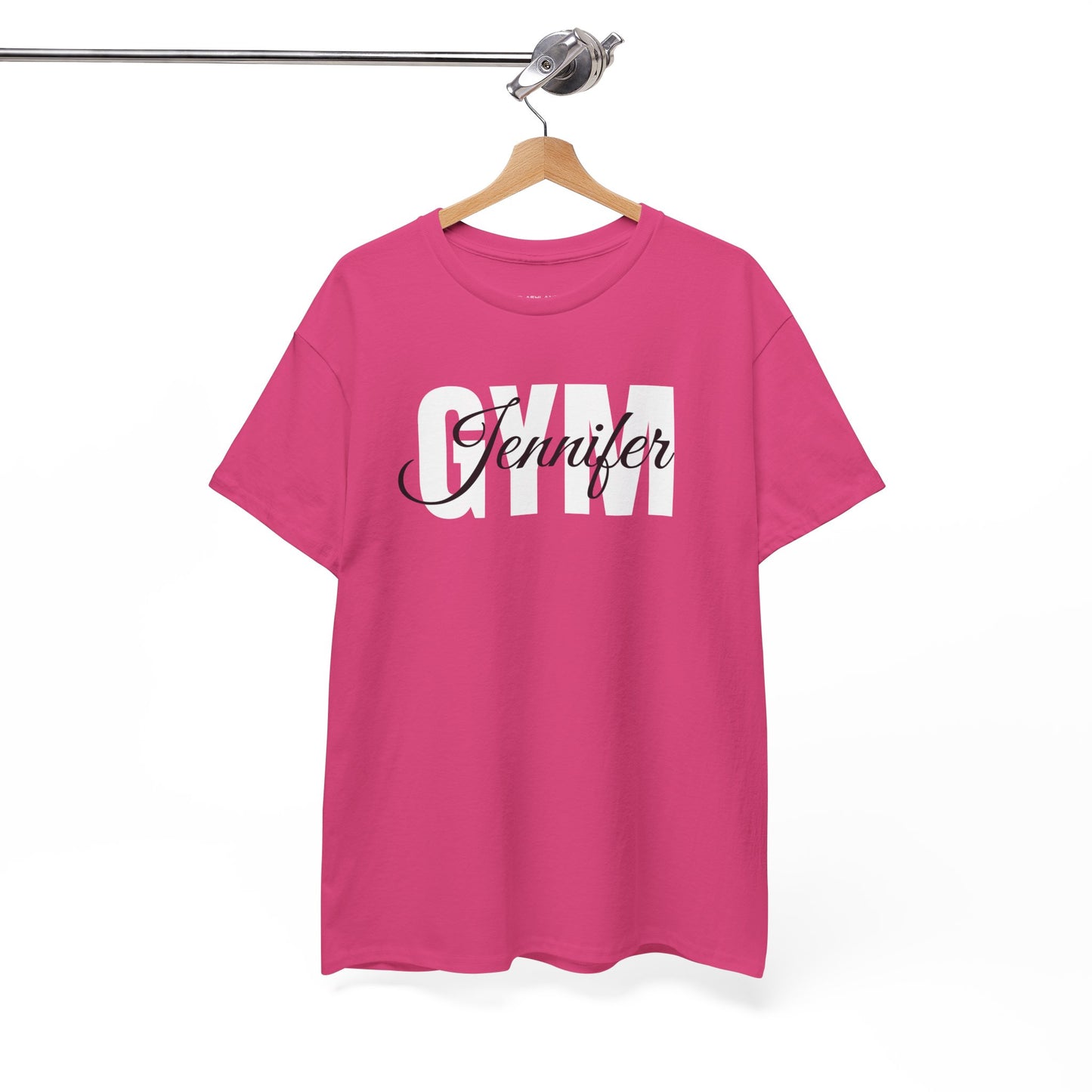 Personalized Gym Shirt, Gym Shirt, Fitness Shirt, Short Sleeve, Gift, Custom Name Gym, Logo, Your Own Text, Workout, Exercise, Gymnastics