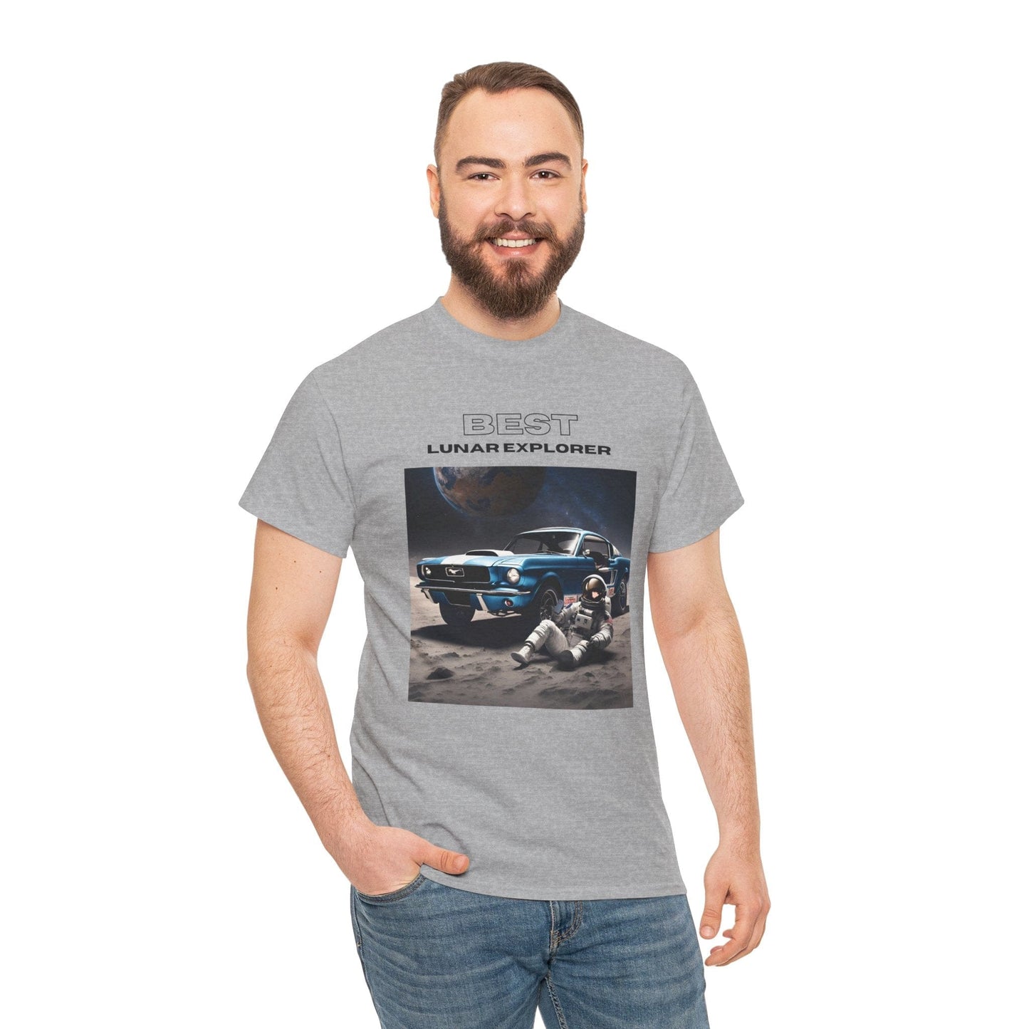 Astronaut Adventure Best Lunar Explorer Graphic Tee Flashlander