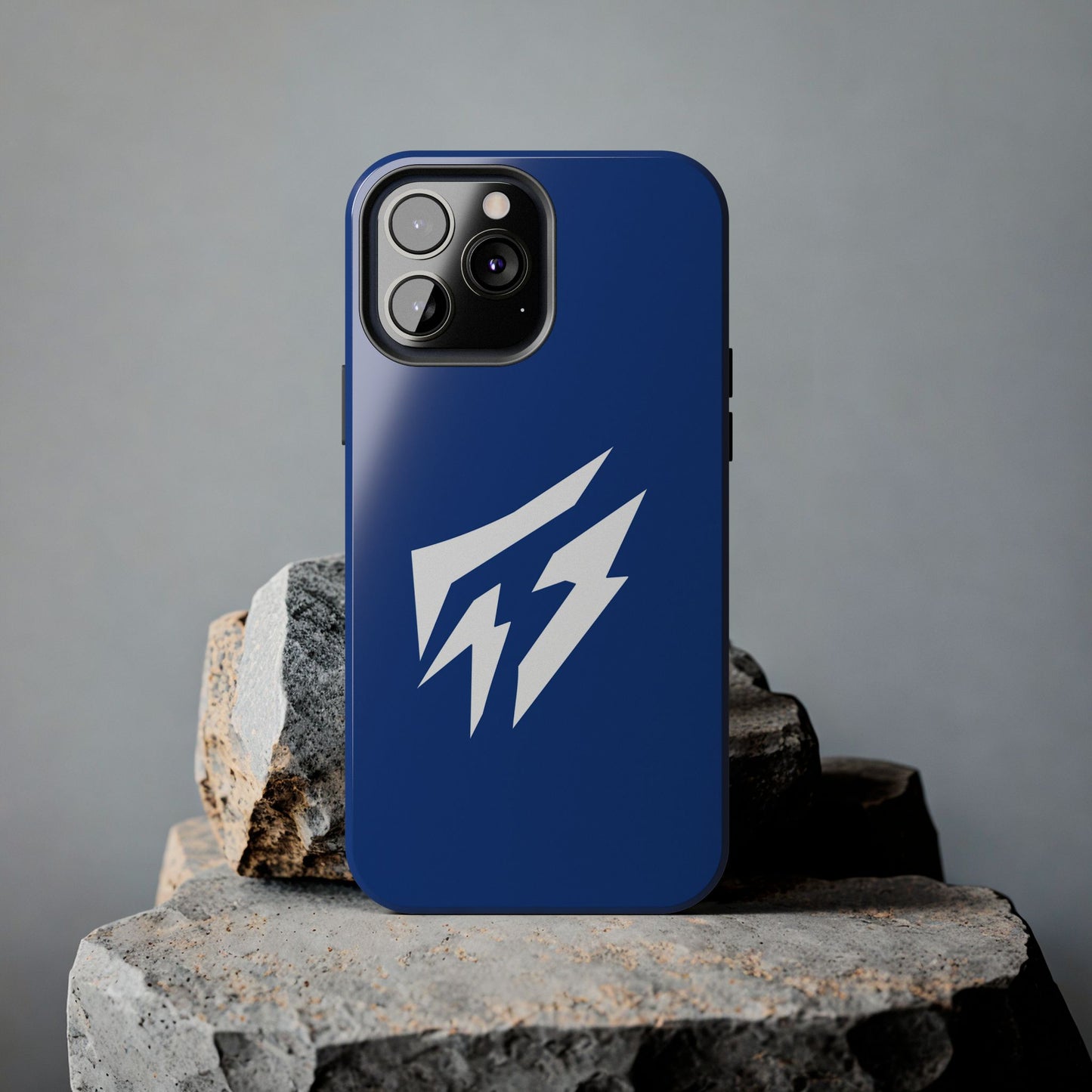 Flashlander Thunders Tough Phone Cases for all Iphone and Samsung Galaxy Dark Blue