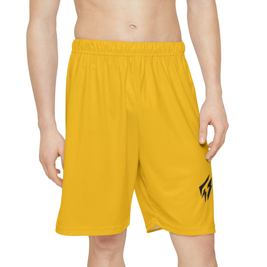 Flashlander ALG Performance Men’s Sports Shorts (AOP) Yellow