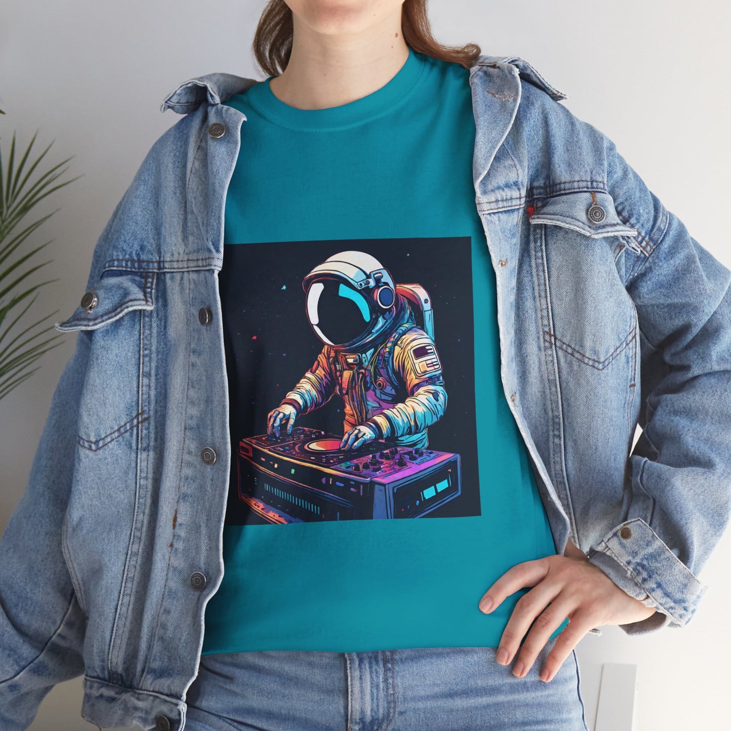 Astronaut Techno DJ Flashlander Gym Shirt