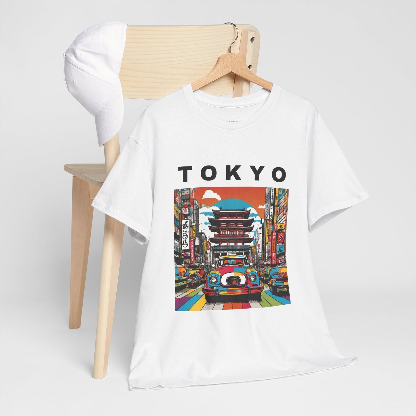 Tokyo Vintage Street Art Pop - Flashlander Gym Shirt