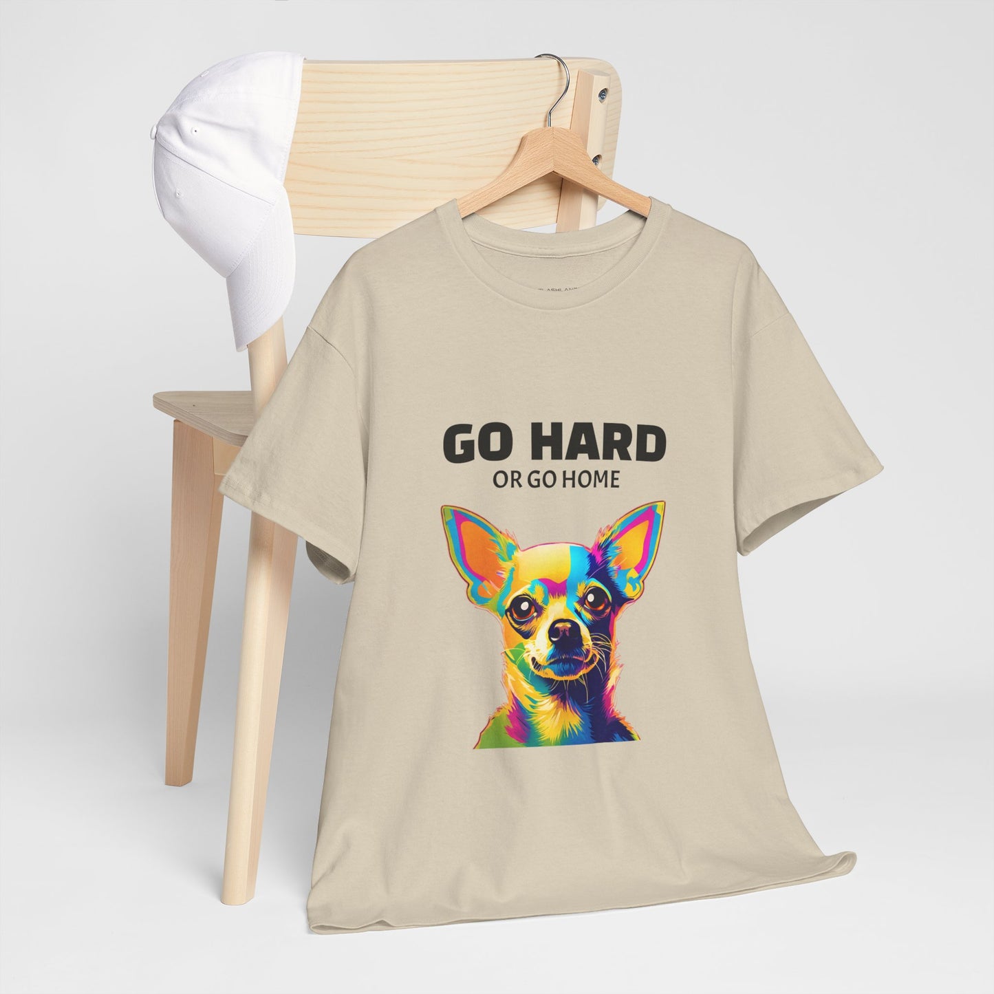 Chihuahua Dog Pop Art - Go Hard or Go Home Flashlander Gym Shirt