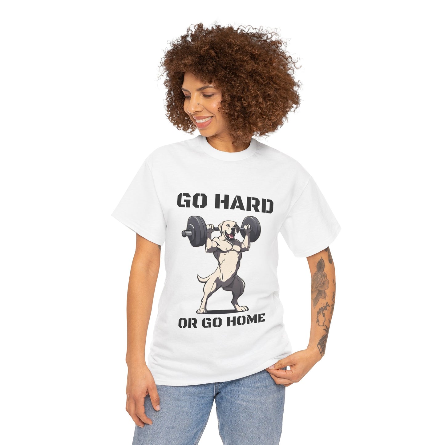 Muscular Labrador Retriever Dog Bodybuilding  - Flashlander Gym Shirt