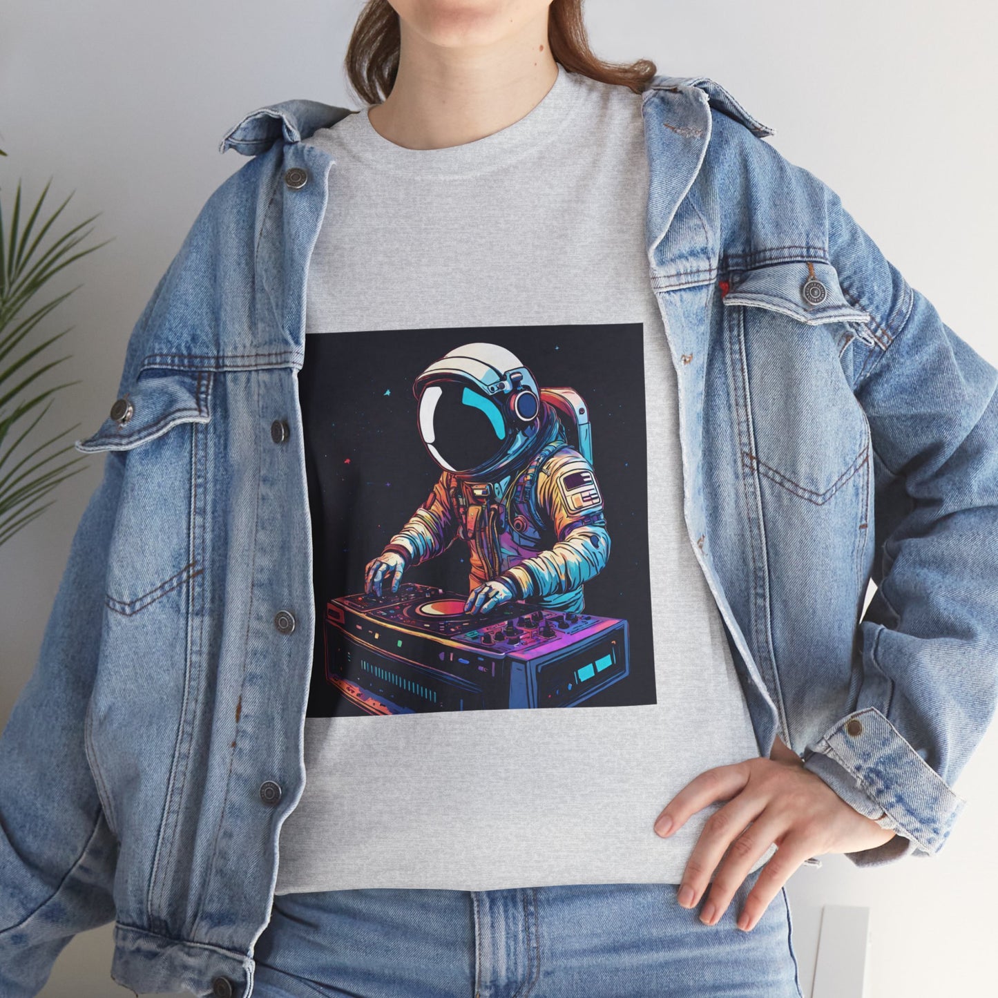 Astronaut Techno DJ Flashlander Gym Shirt