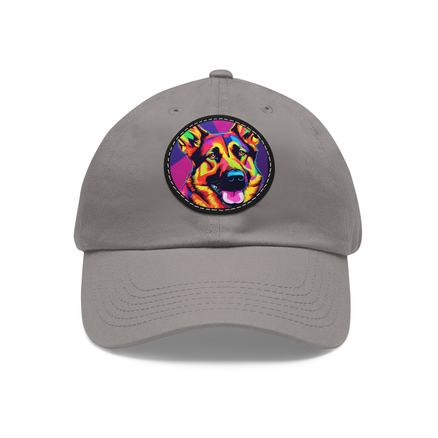 German Shepherd Dog Hat Sportswear Hat German Shepherd Dog Cap German Shepherd Dog Art Pop Hat Dad Hat with Patch (Round) Baseball Cap Pop Art Dog Hap Custom Cap Flashlander