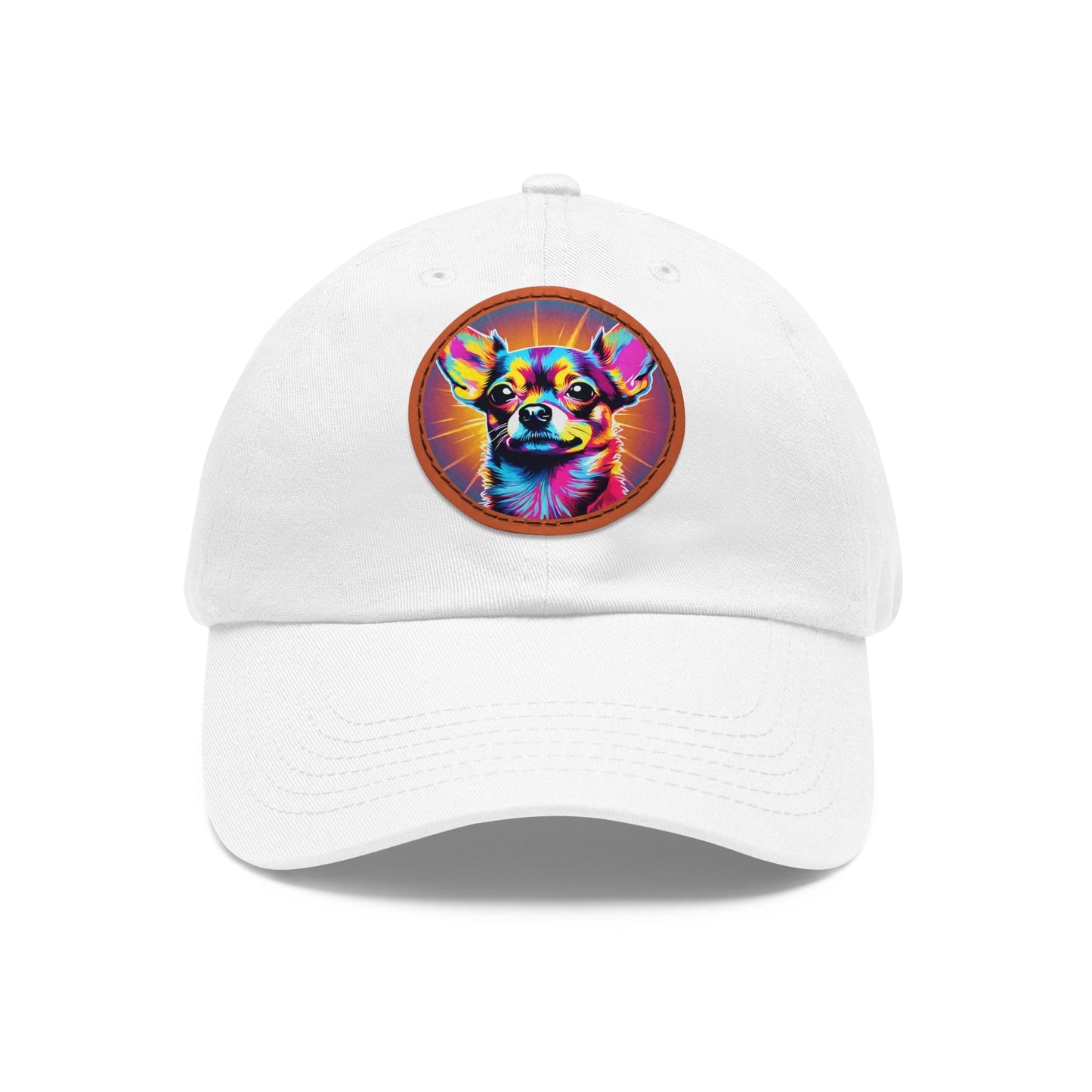 Chihuahua Dog Hat Sportswear Cap Chihuahua Cap Chihuahua Art Pop Hat Dad Hat with Patch (Round) Baseball Cap Custom Hat Flashlander