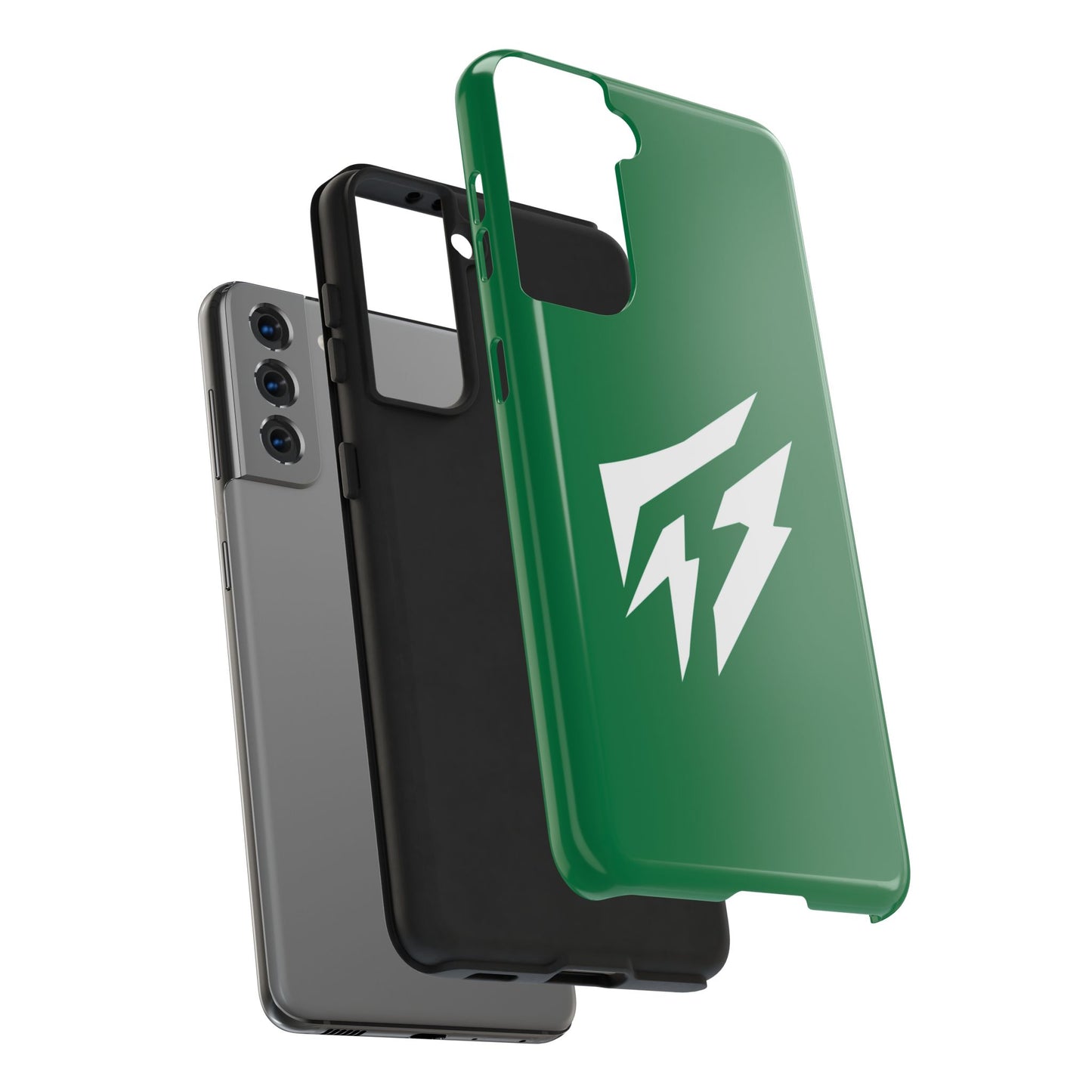 Flashlander Thunders Tough Phone Cases for all Iphone and Samsung Galaxy Dark Green