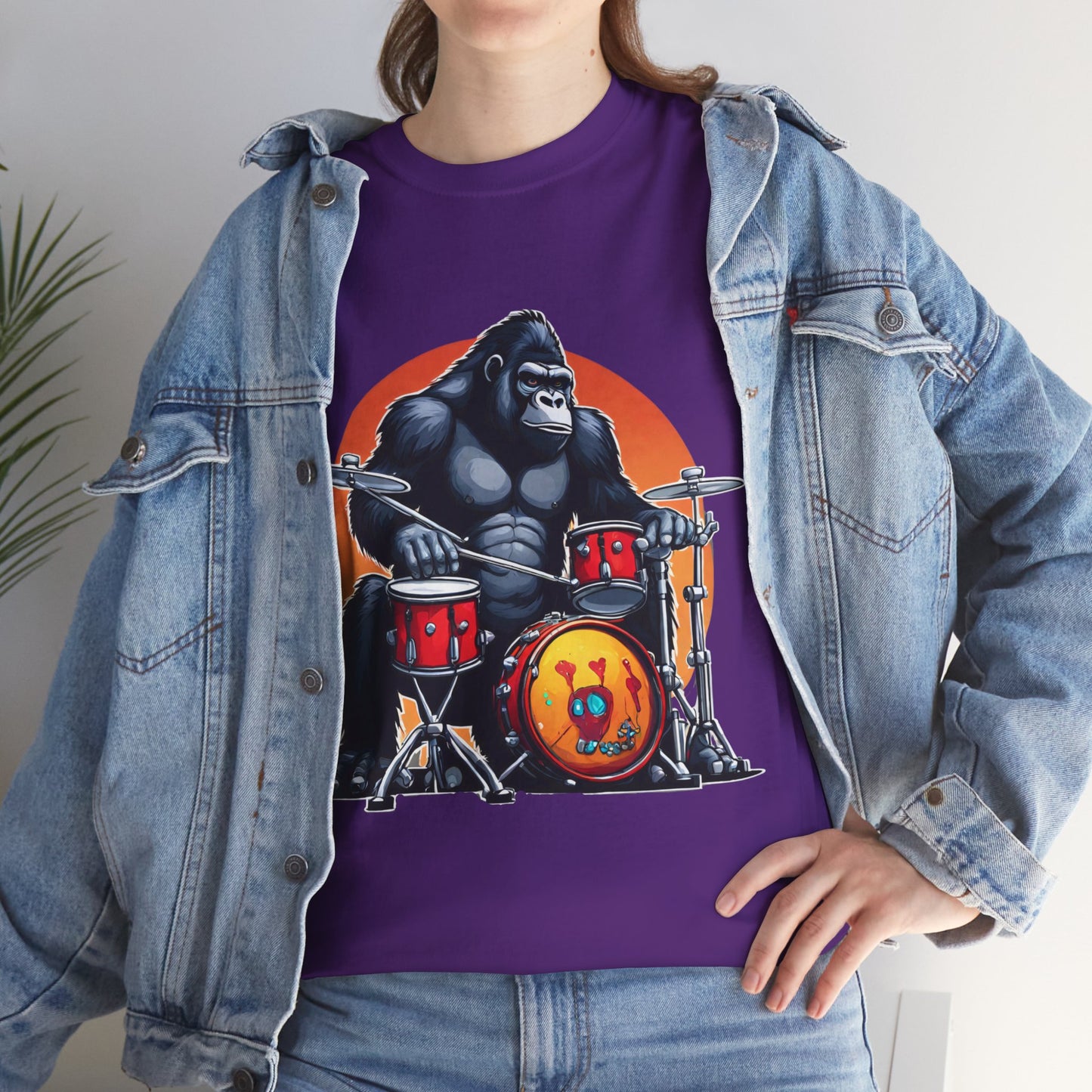 Muscle Gorilla Drummer Flashlander Gym Shirt