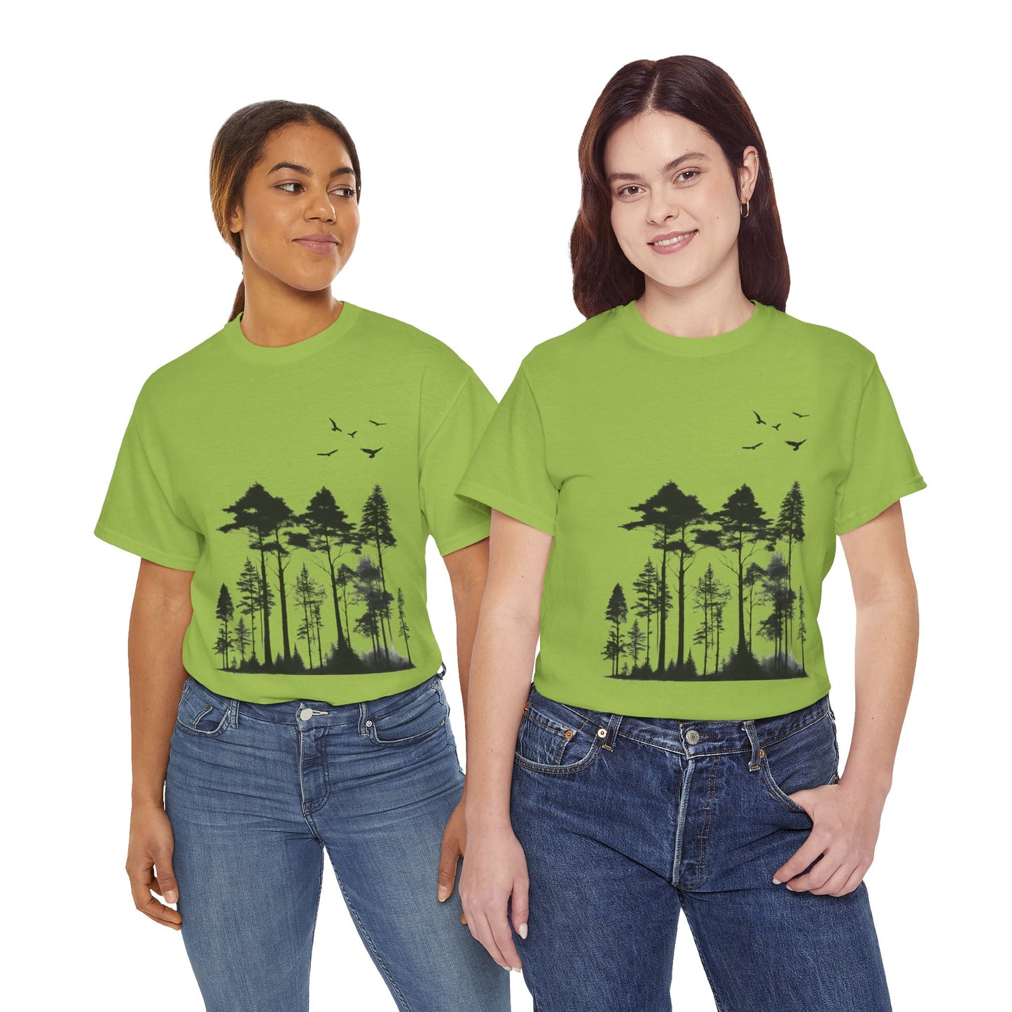 T-shirt de sport Pine Tree Forest Flashlander