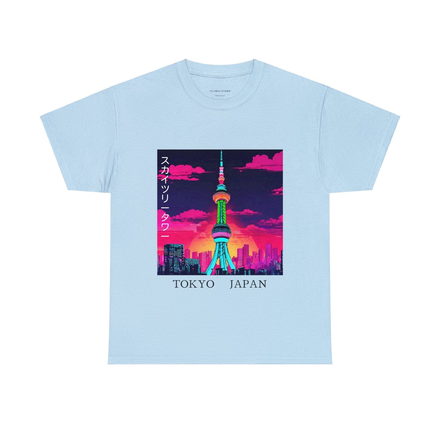 Rising Sun Tokyo Skytree, Japanese Shirt, Tokyo Shirt, Tokyo Skyline, Japanese Aesthetic T-Shirt, Japan Gift, Unisex Shirt, Men Shirt, Women Shirt, Unisex Tee Flashlander