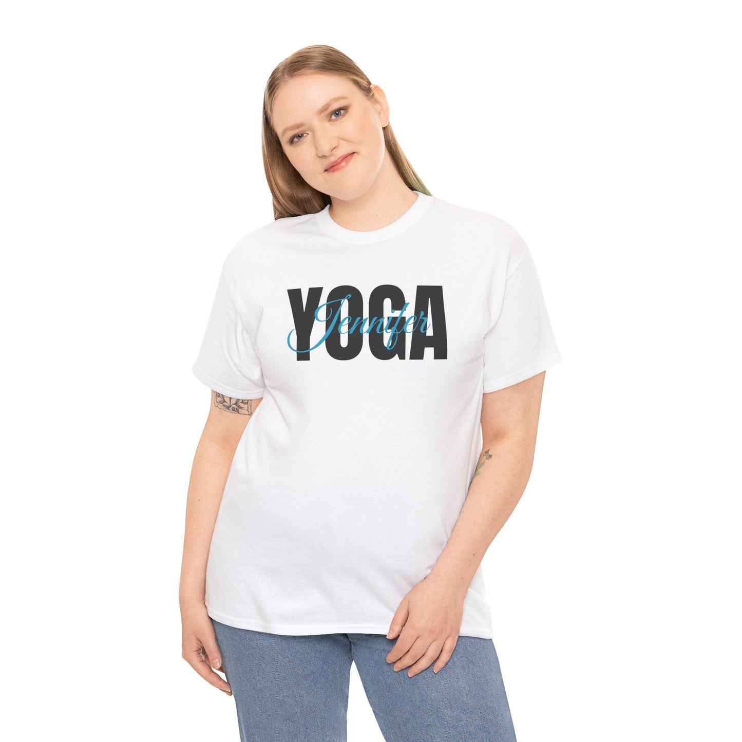 Personalized Yoga Shirt with Custom Name - Flashlander Gym Tee