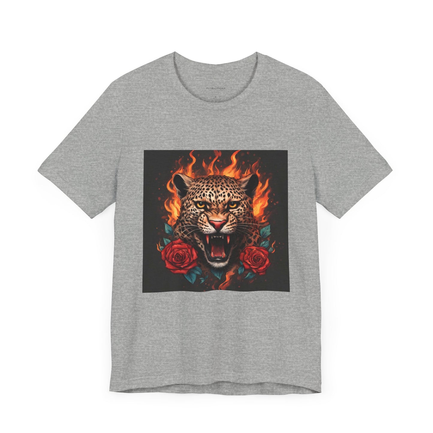 Leopard Flames Flashlander Gym Shirt