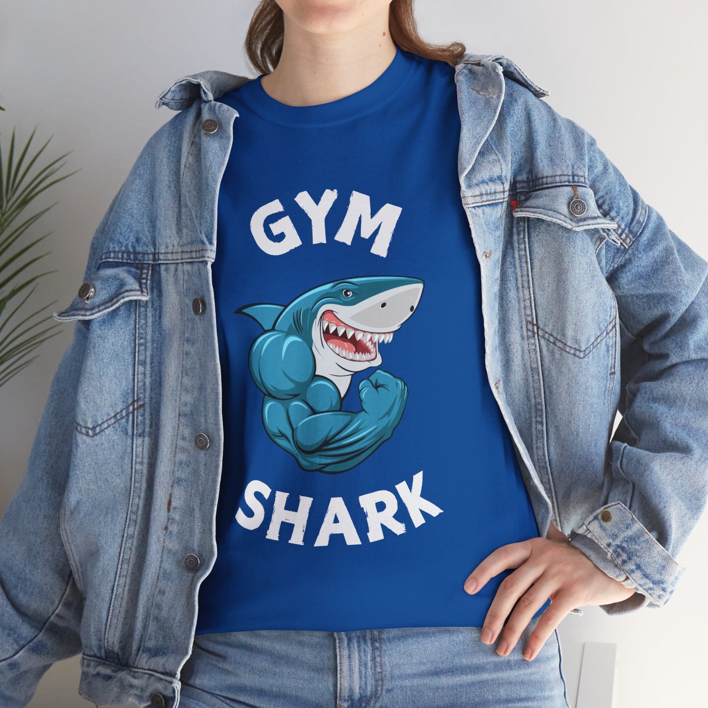 Muscle Gym Shark Bodybuilder Shirt - Flashlander