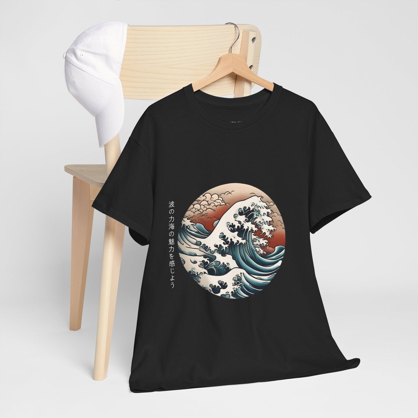 Japanese Sea Waves with Custom Japanese Name - Flashlander Gym Shirt