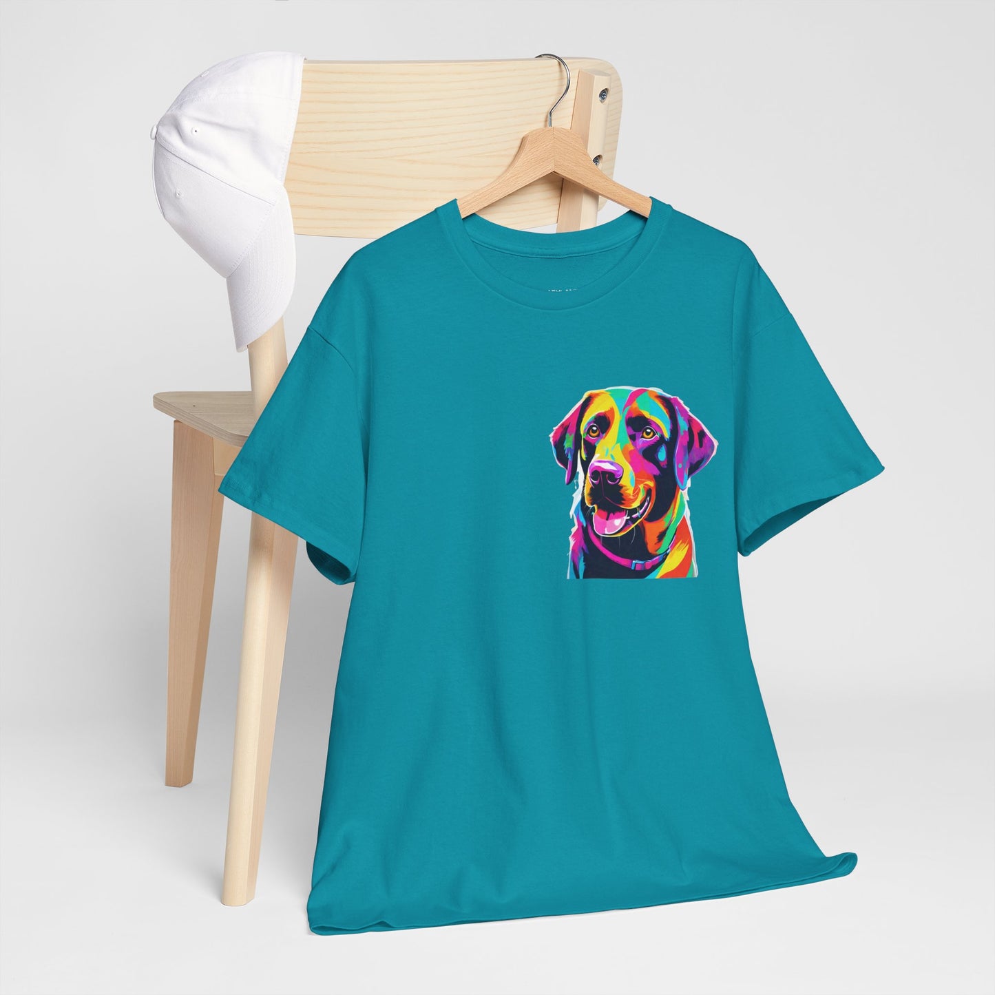 Pop Art Lab Dog in the Heart Flashlander Gym Shirt