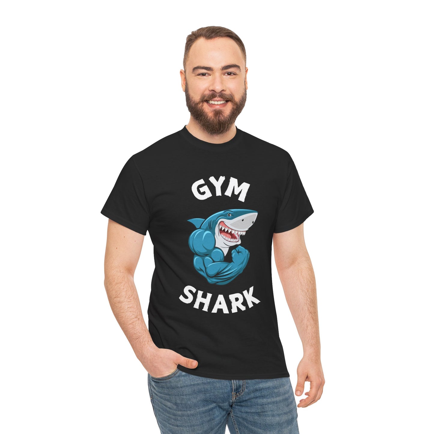 Muscle Gym Shark Bodybuilder Shirt - Flashlander