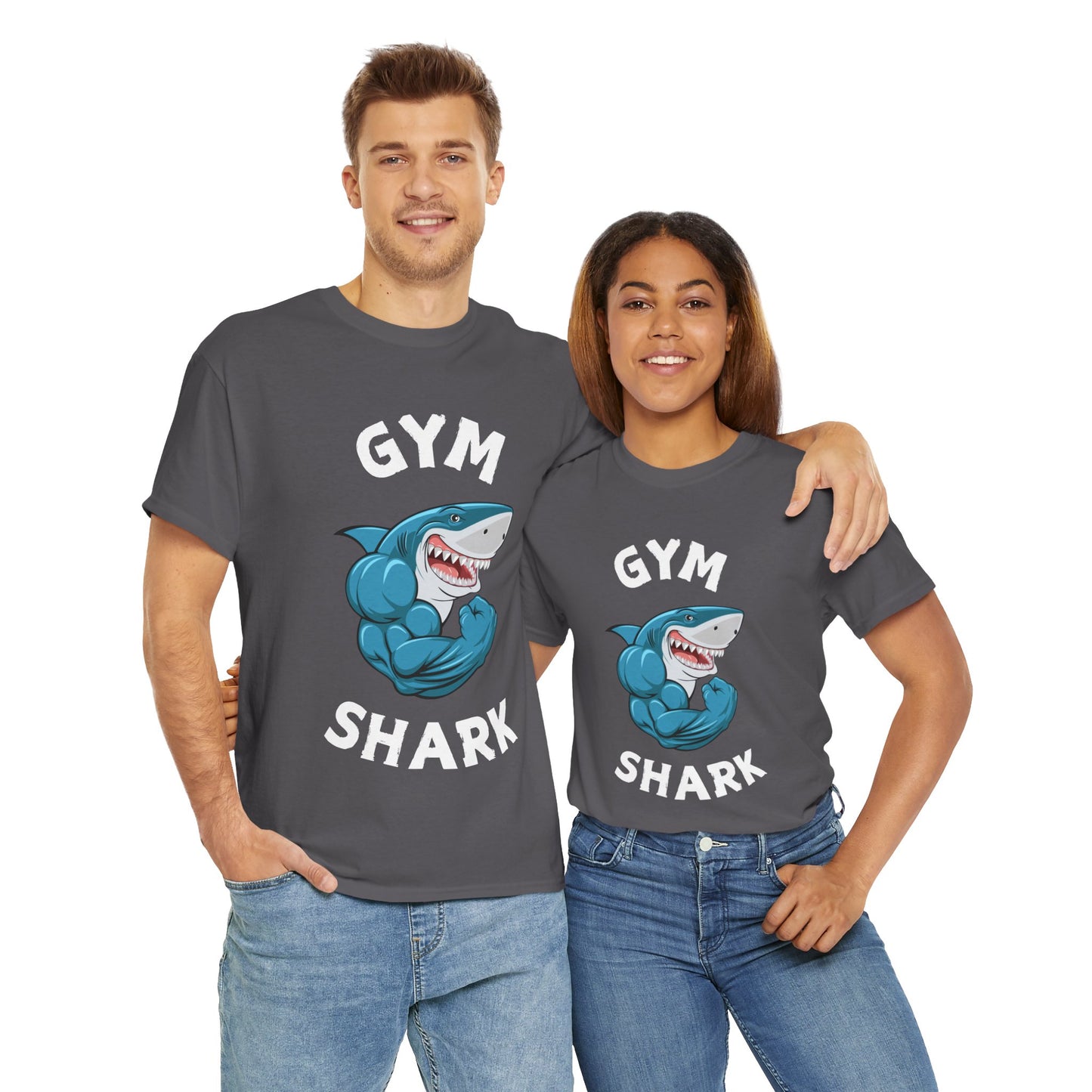 Muscle Gym Shark Bodybuilder Shirt - Flashlander