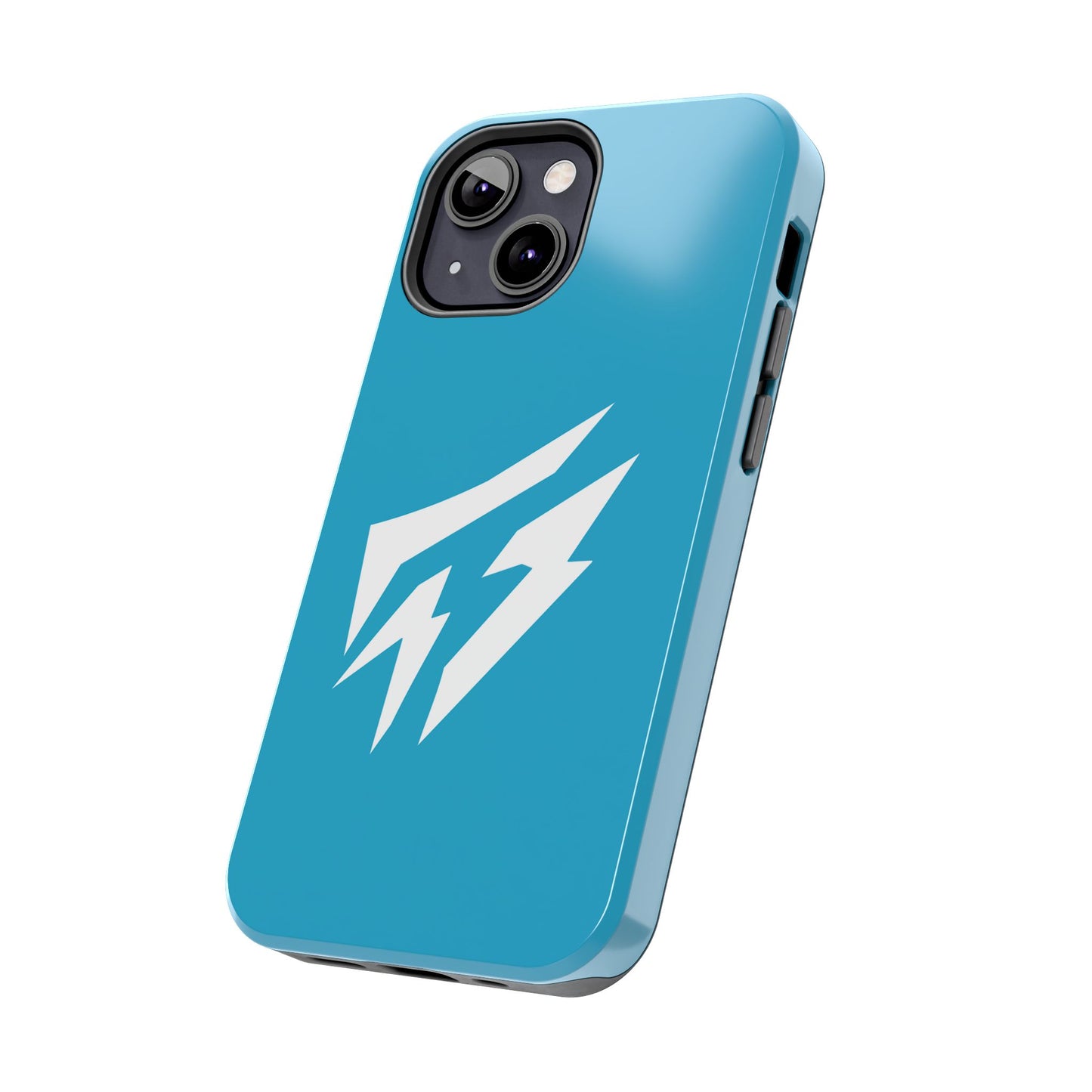 Flashlander Thunders Tough Phone Cases for all Iphone and Samsung Galaxy Blue Aqua Turquoise