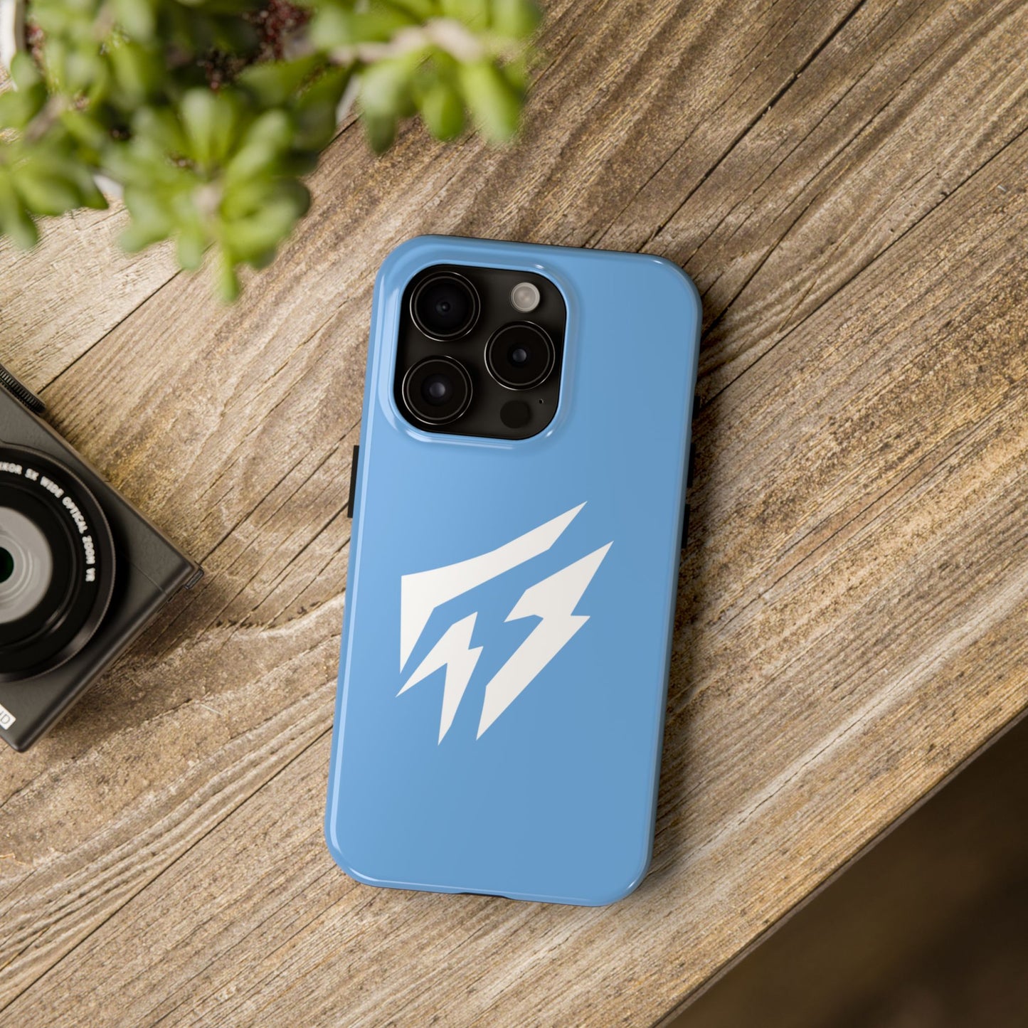 Flashlander Thunders Tough Phone Cases for all Iphone and Samsung Galaxy Light Blue