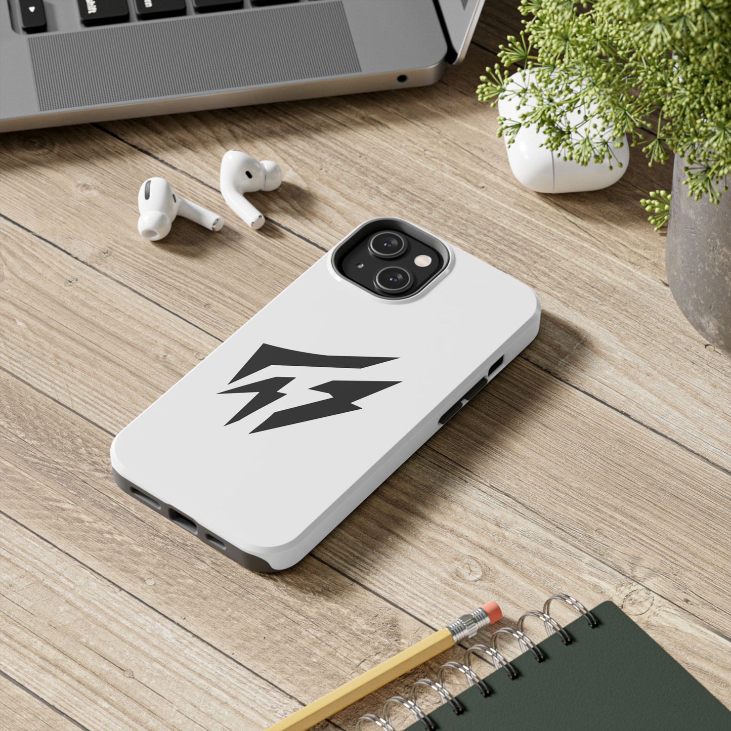 Flashlander Thunders Tough Phone Cases for all Iphone and Samsung Galaxy White