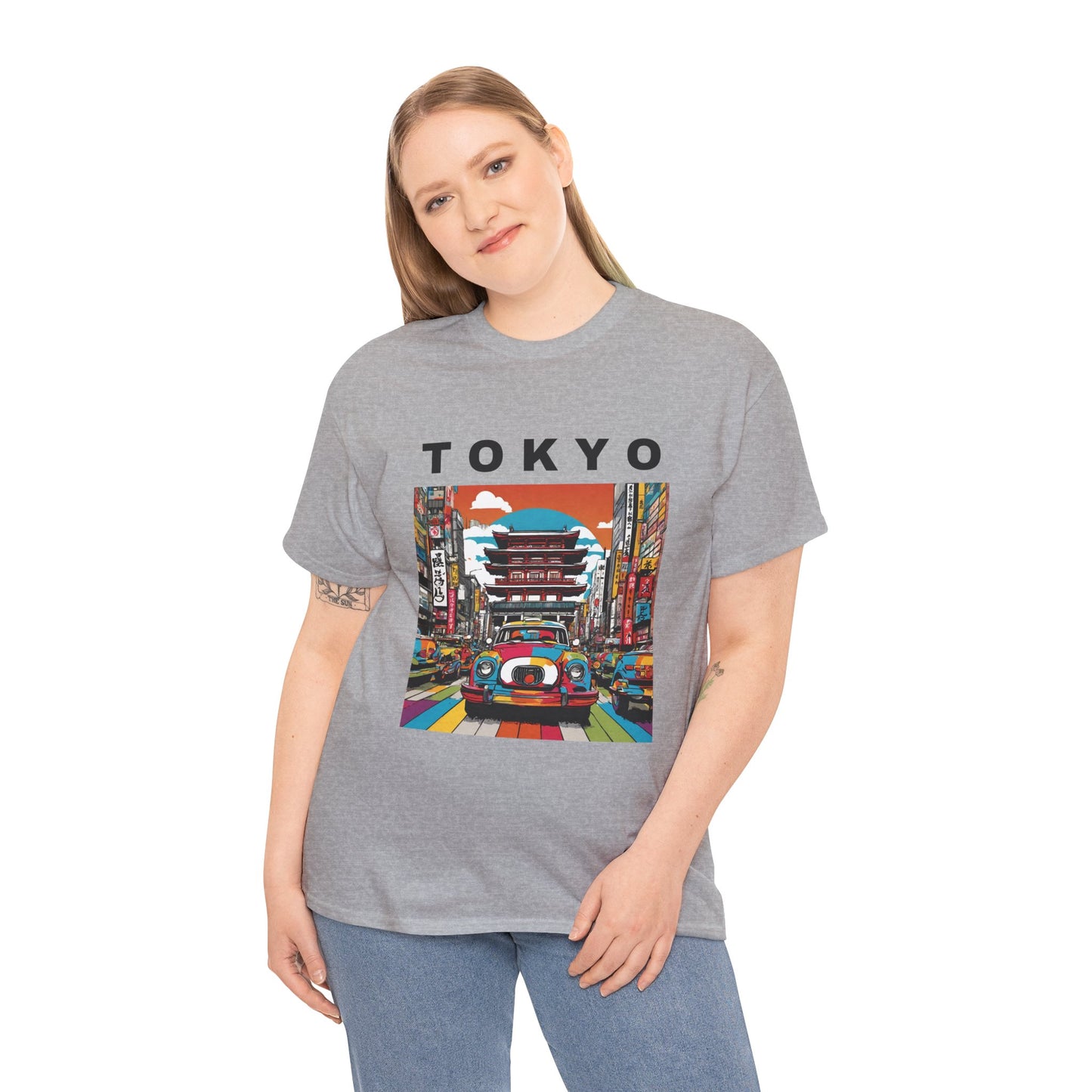 Tokyo Vintage Street Art Pop - Flashlander Gym Shirt