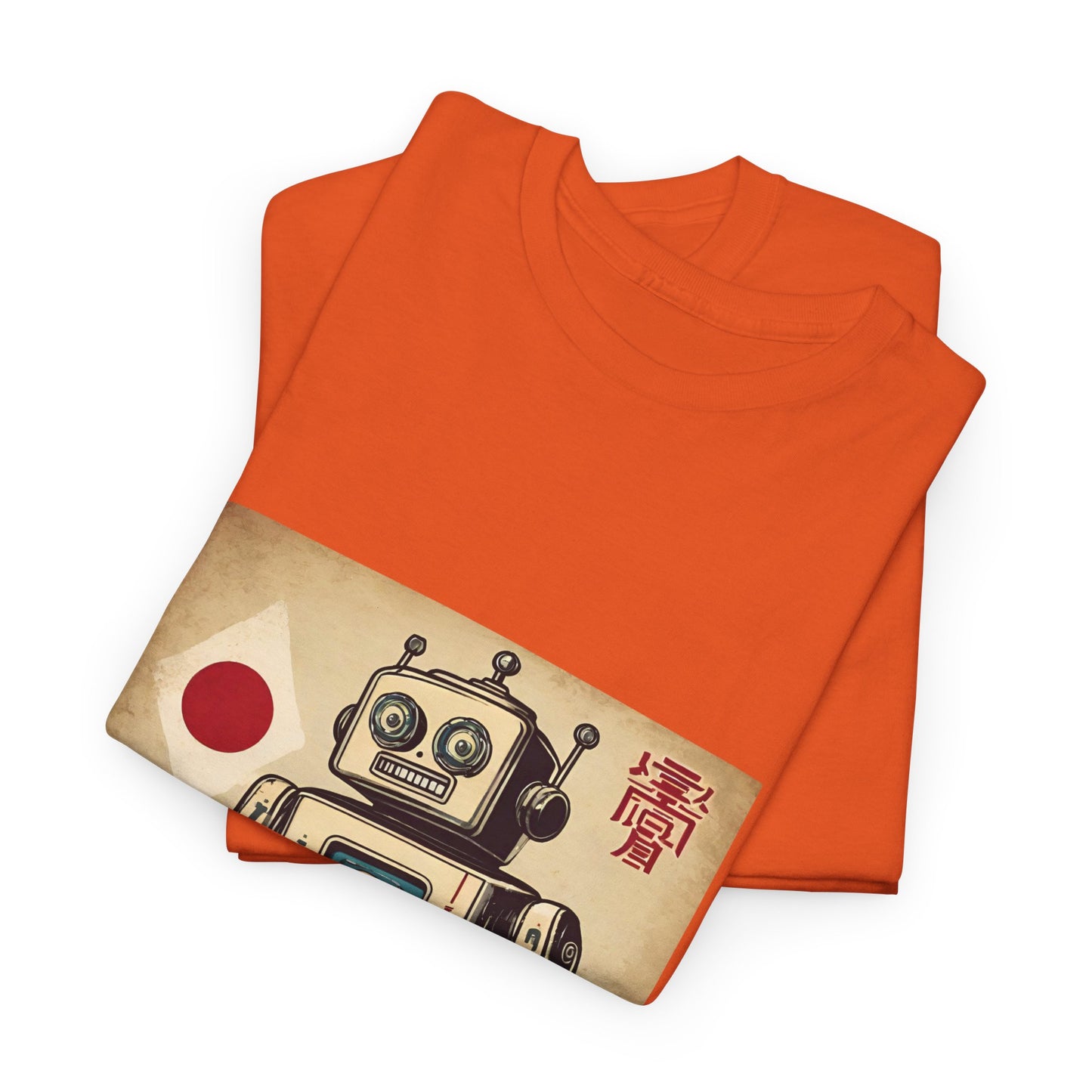 Camiseta deportiva con diseño de robot japonés vintage - Flashlander