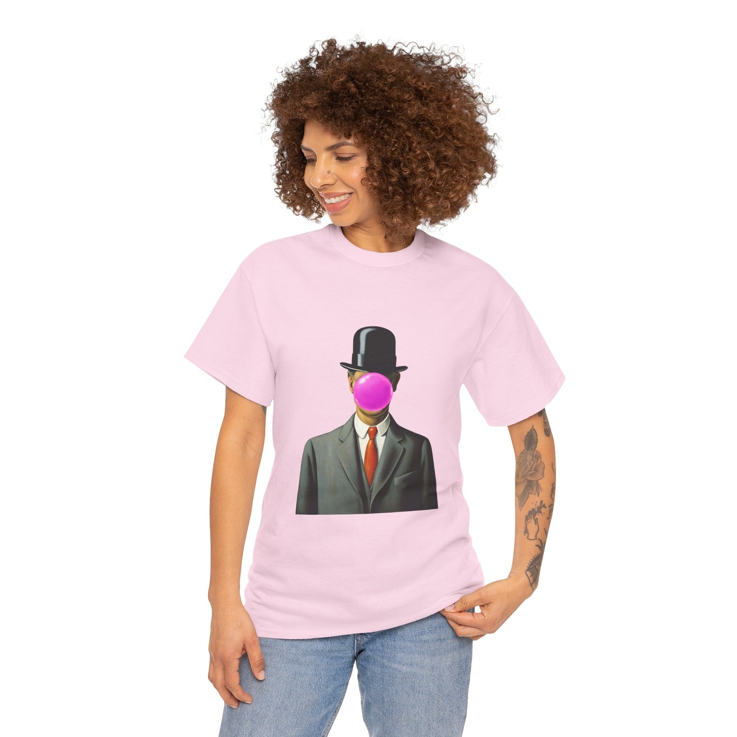 The Son Of Man with Pink Bubblegum - Flashlander Gym Shirt