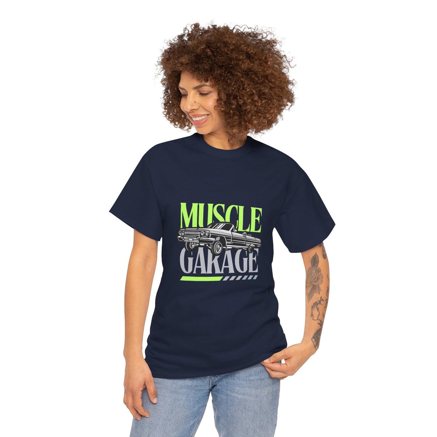 Garage de voitures vintage Muscle - T-shirt de sport Flashlander