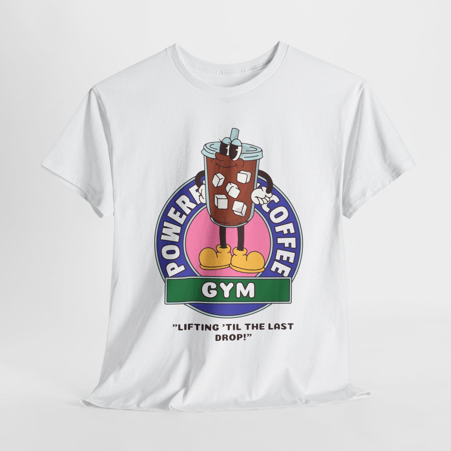 Power By Coffee Lifting 'Til The Last Drop   - Flashlander Gym Shirt