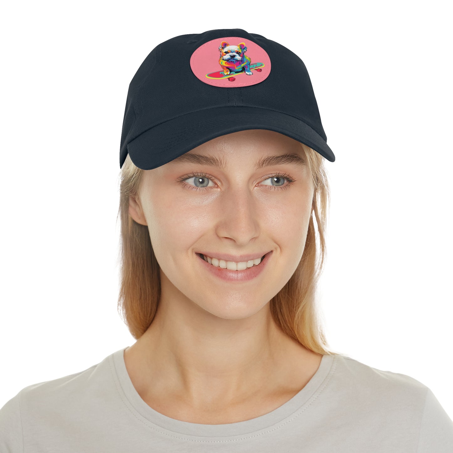 Skateboard Dog Hat Skateboard Dog Cap Art Pop Dog Hat Dad Hat with Patch Baseball Puppy Hat Puppy Cap Paw Cap Dog Hat Dog Cap Art PopDog Cap