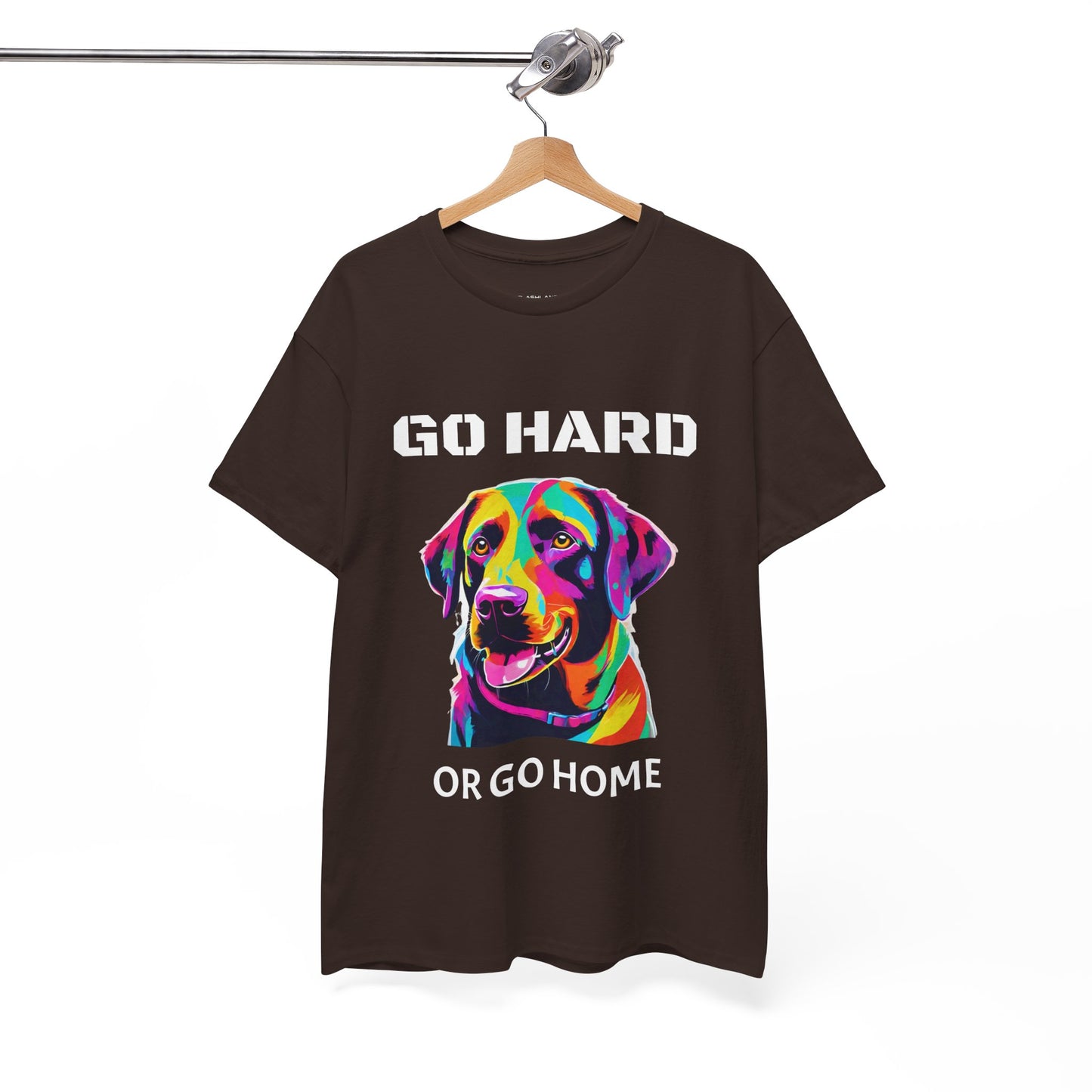 Labrador Retriever Dog Pop Art  - Go Hard Or Go Home Flashlander Gym Shirt