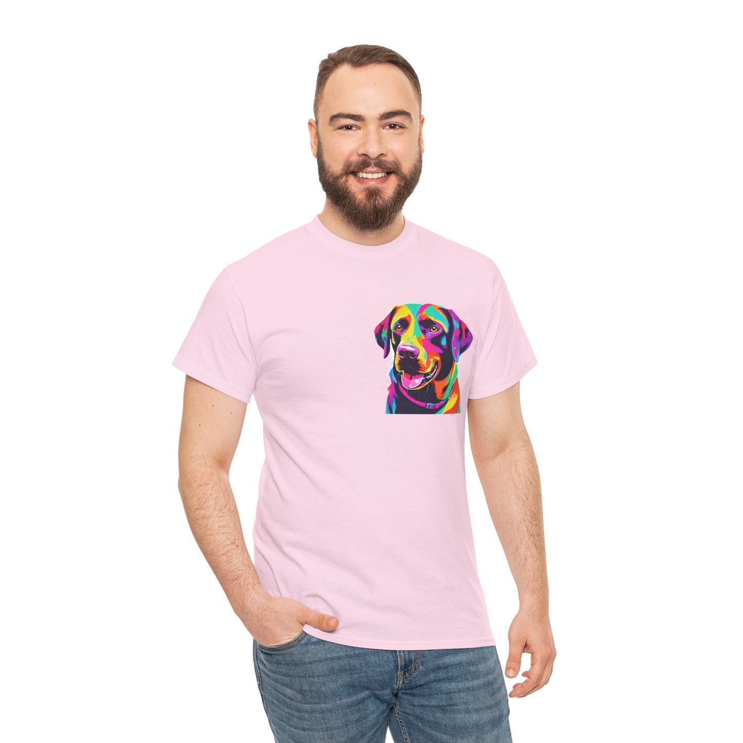 Pop Art Lab Dog in the Heart Flashlander Gym Shirt