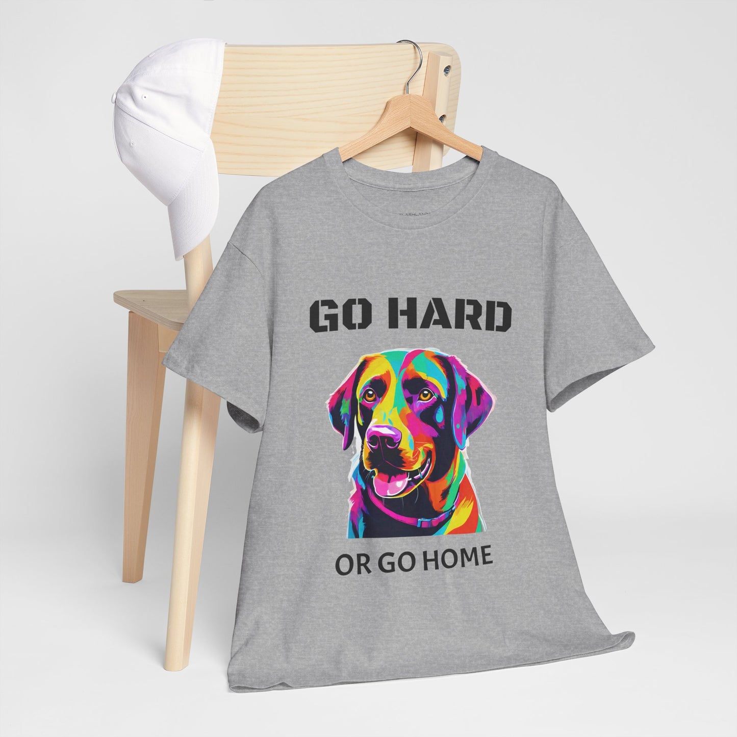 Labrador Retriever Dog Pop Art  - Go Hard Or Go Home Flashlander Gym Shirt