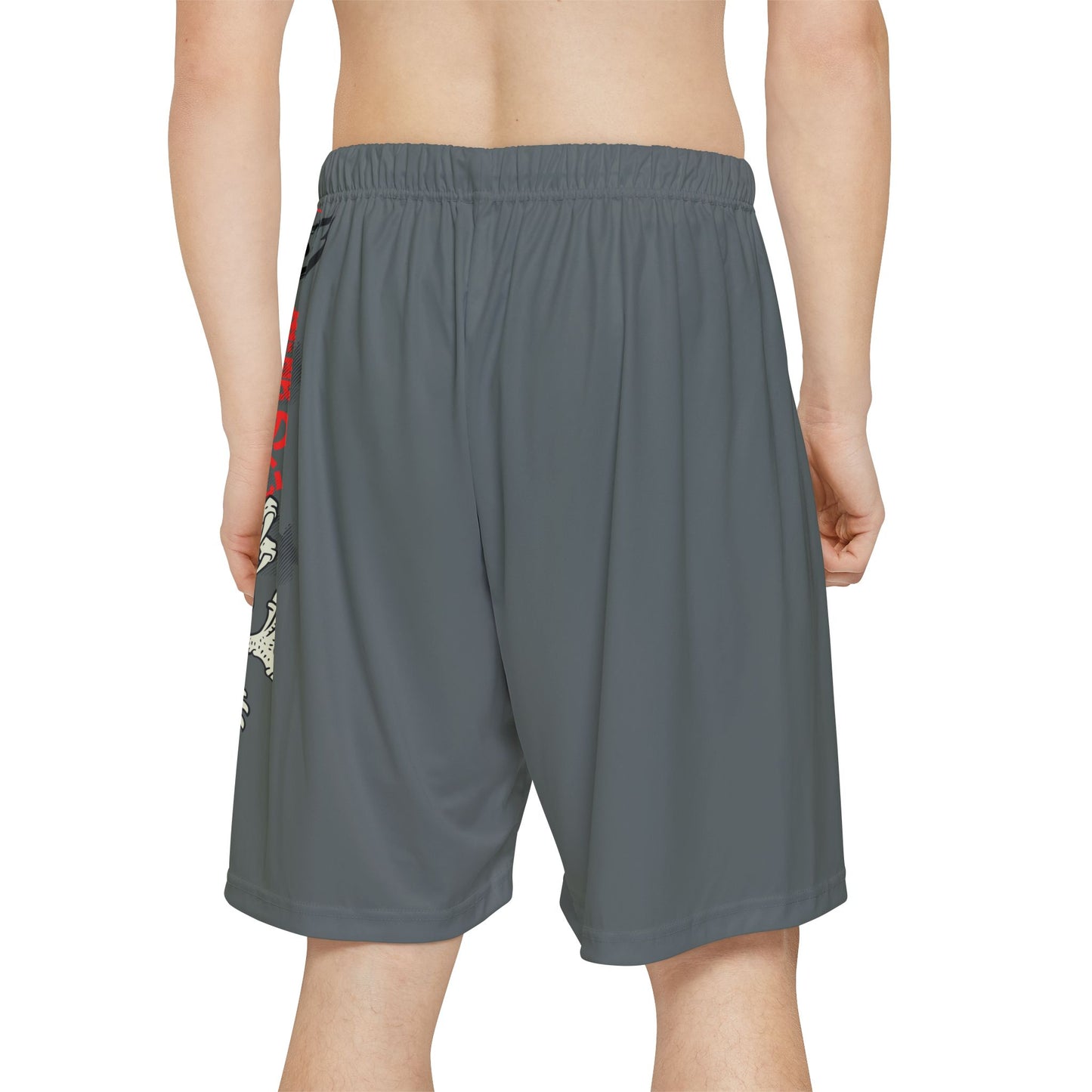 Japanese Dragon Bushido - Flashlander Performance Men’s Gym Shorts Dark Grey