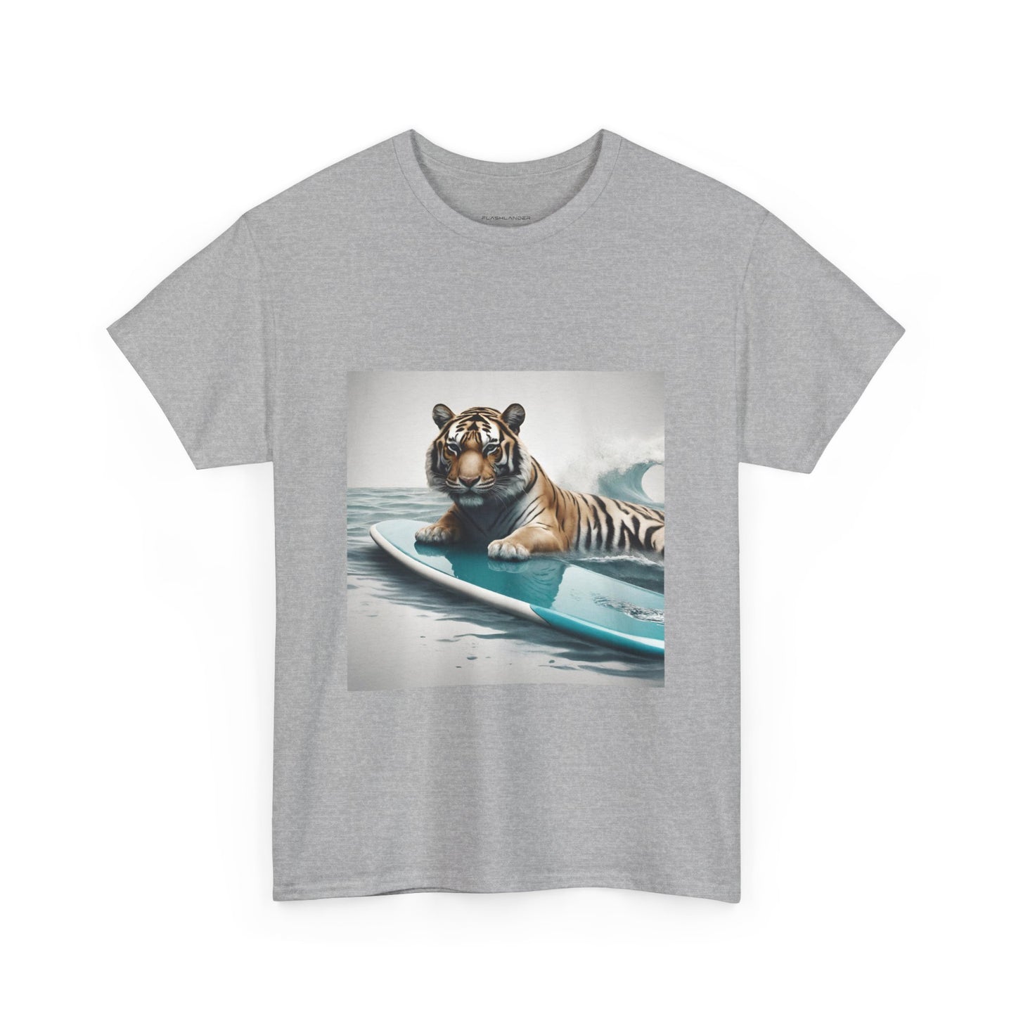 Tiger Surfing Vintage Flashlander Gym Shirt