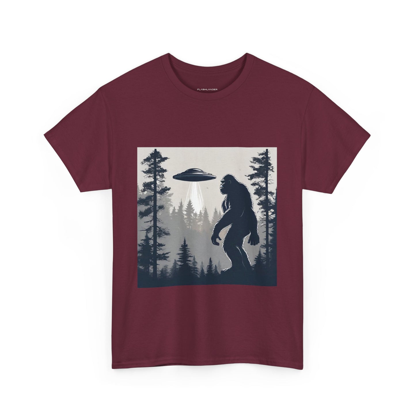 Sasquatch rencontre Bigfoot et OVNI - T-shirt de sport Flashlander