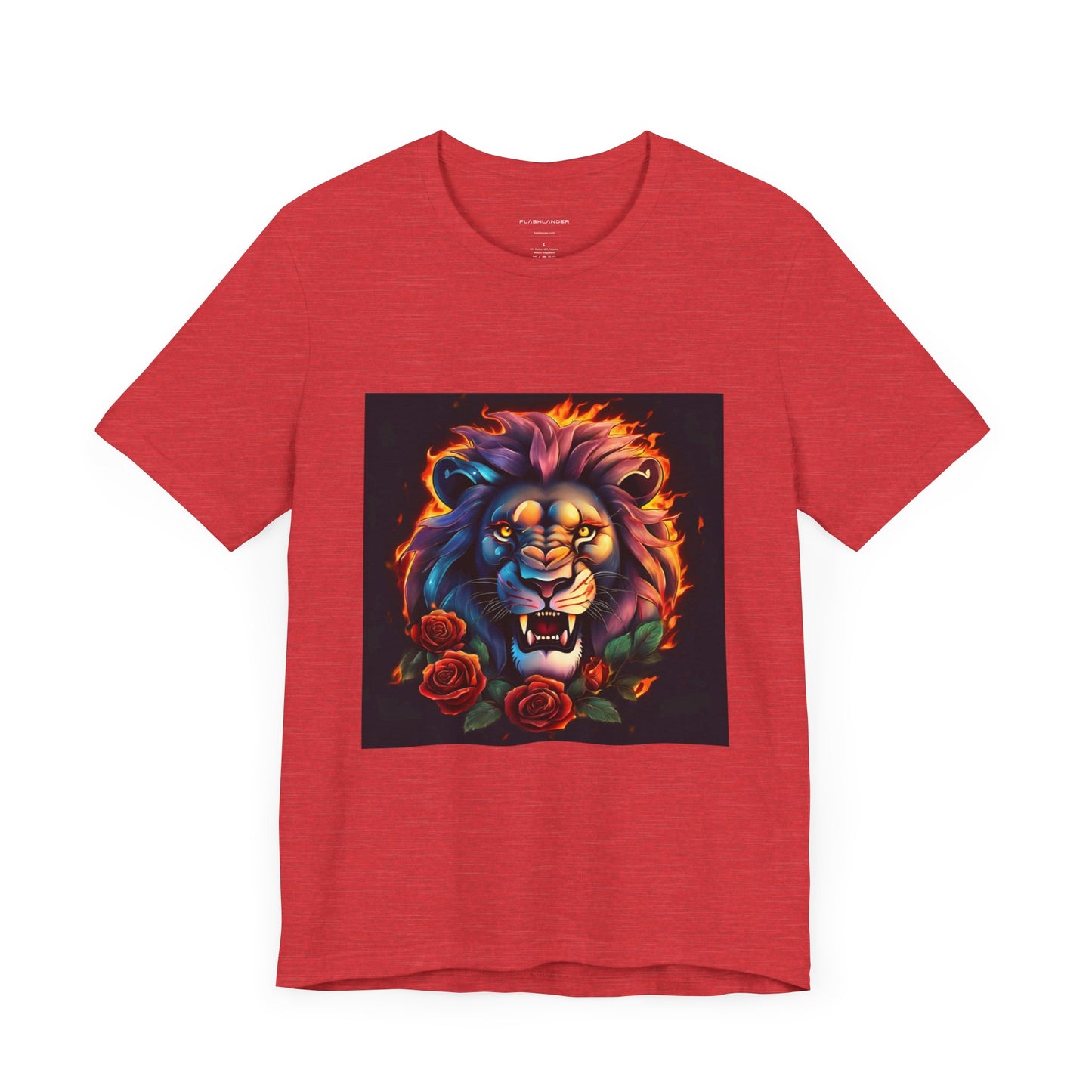 Brave Lion Flames Flashlander Gym Shirt