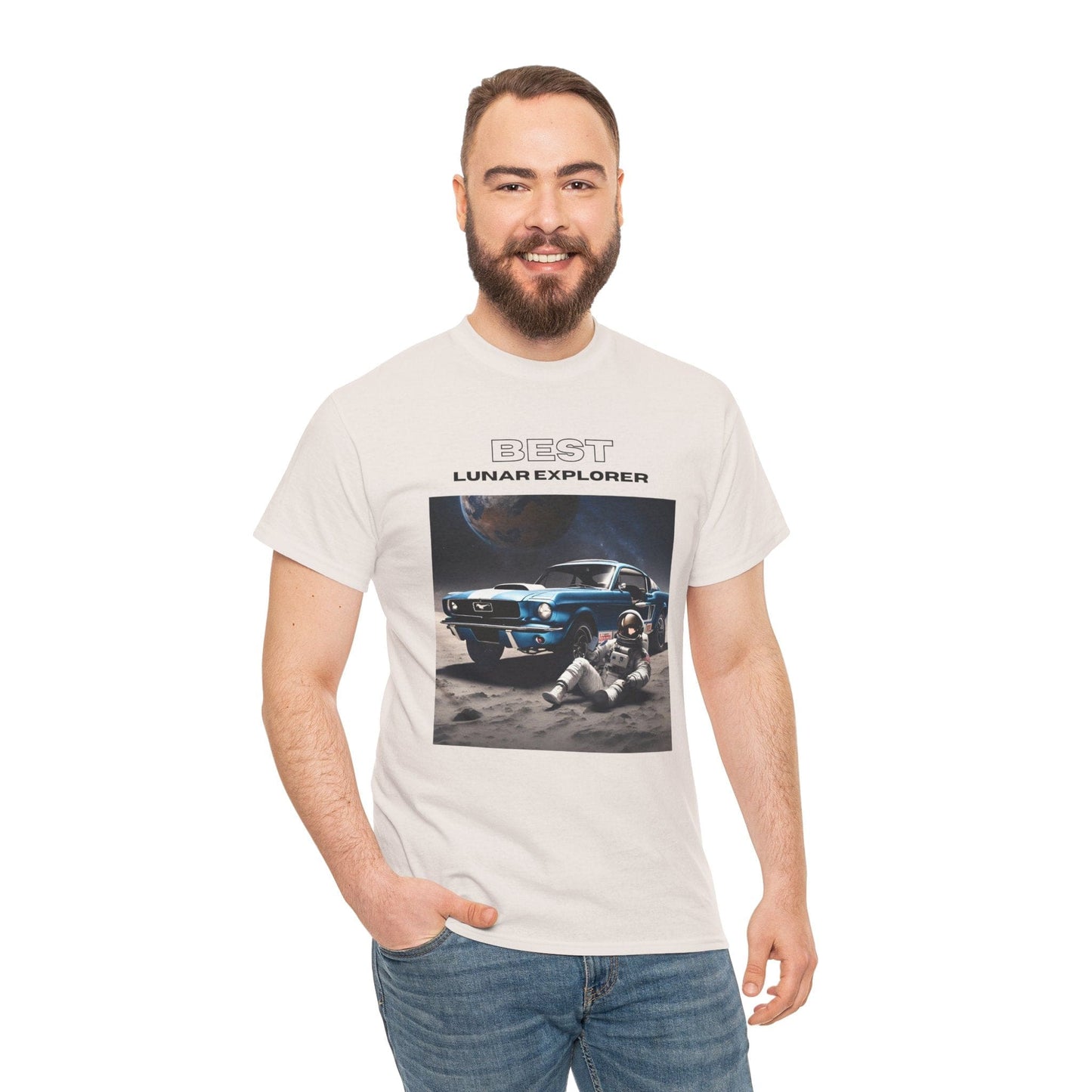 Astronaut Adventure Best Lunar Explorer Graphic Tee Flashlander