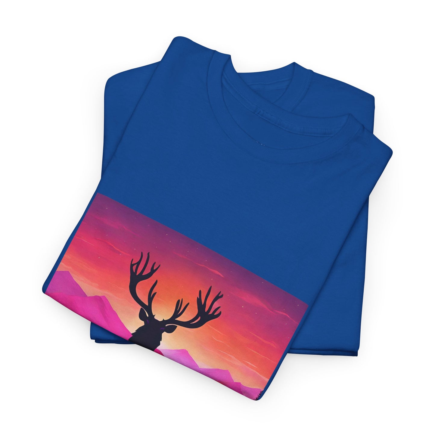 Deer Majestic Sunset Flashlander Gym Shirt