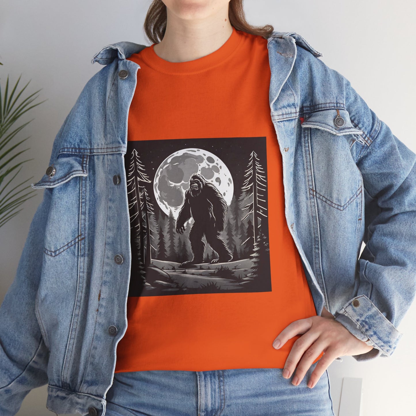 Camisa Bigfoot, camisa Sasquatch, camisa divertida Bigfoot, camisa de senderismo, camisa Yeti, camisa frescaUnisex camiseta de algodón pesado Flashlander