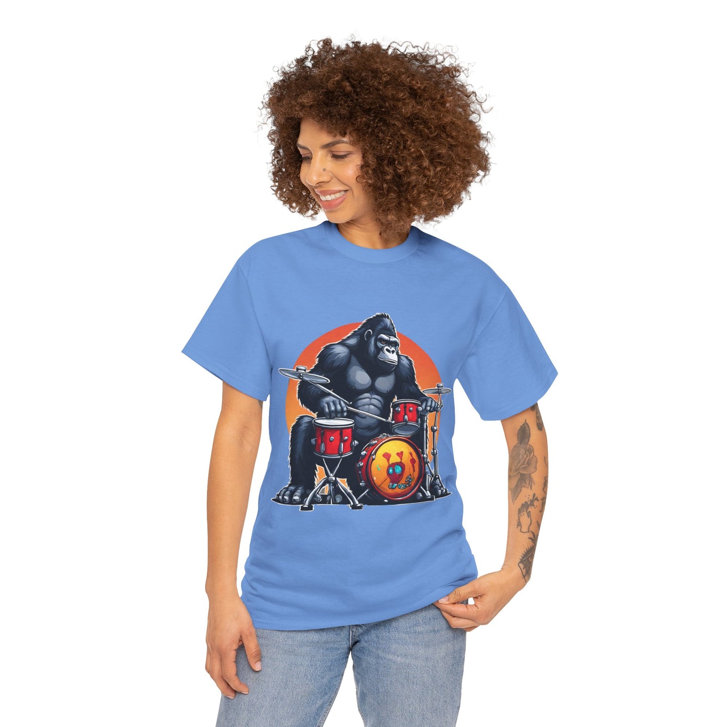 Muscle Gorilla Drummer Flashlander Gym Shirt