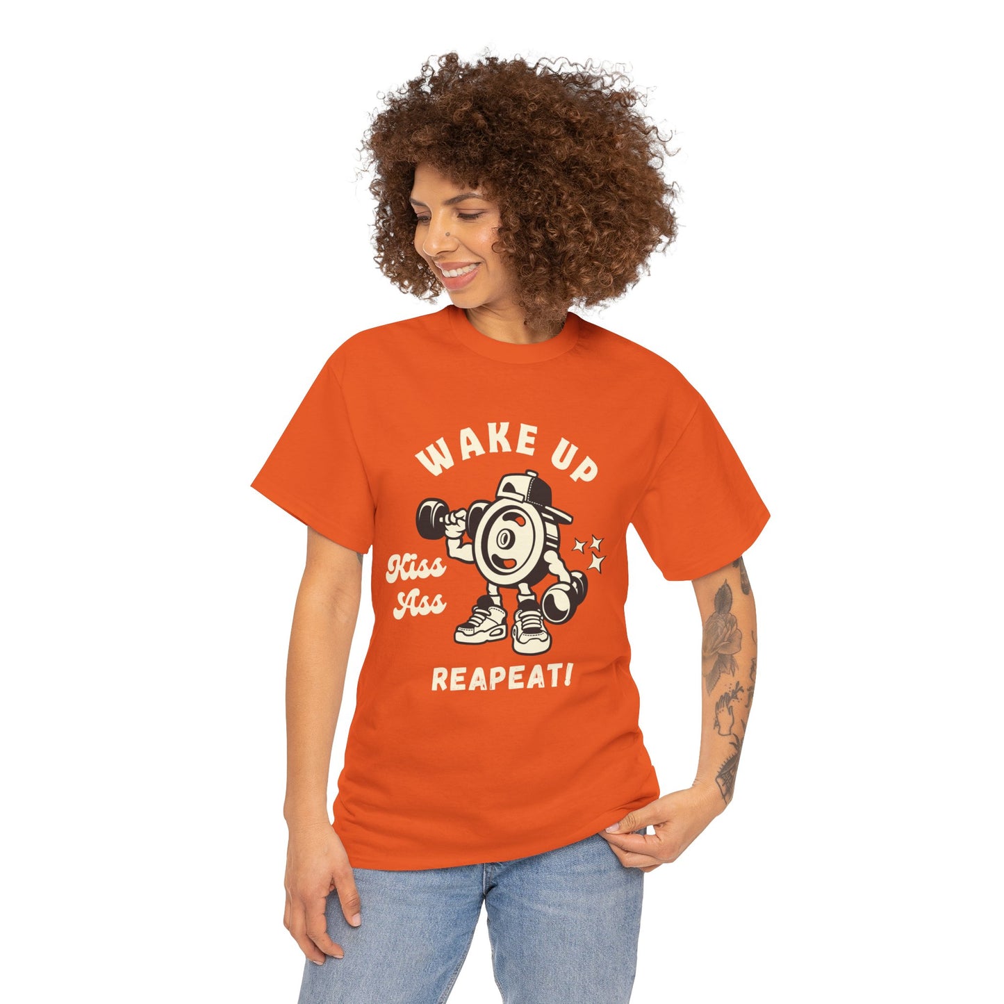 Wake Up Kiss Ass Reapeat - Flashlander Gym Shirt