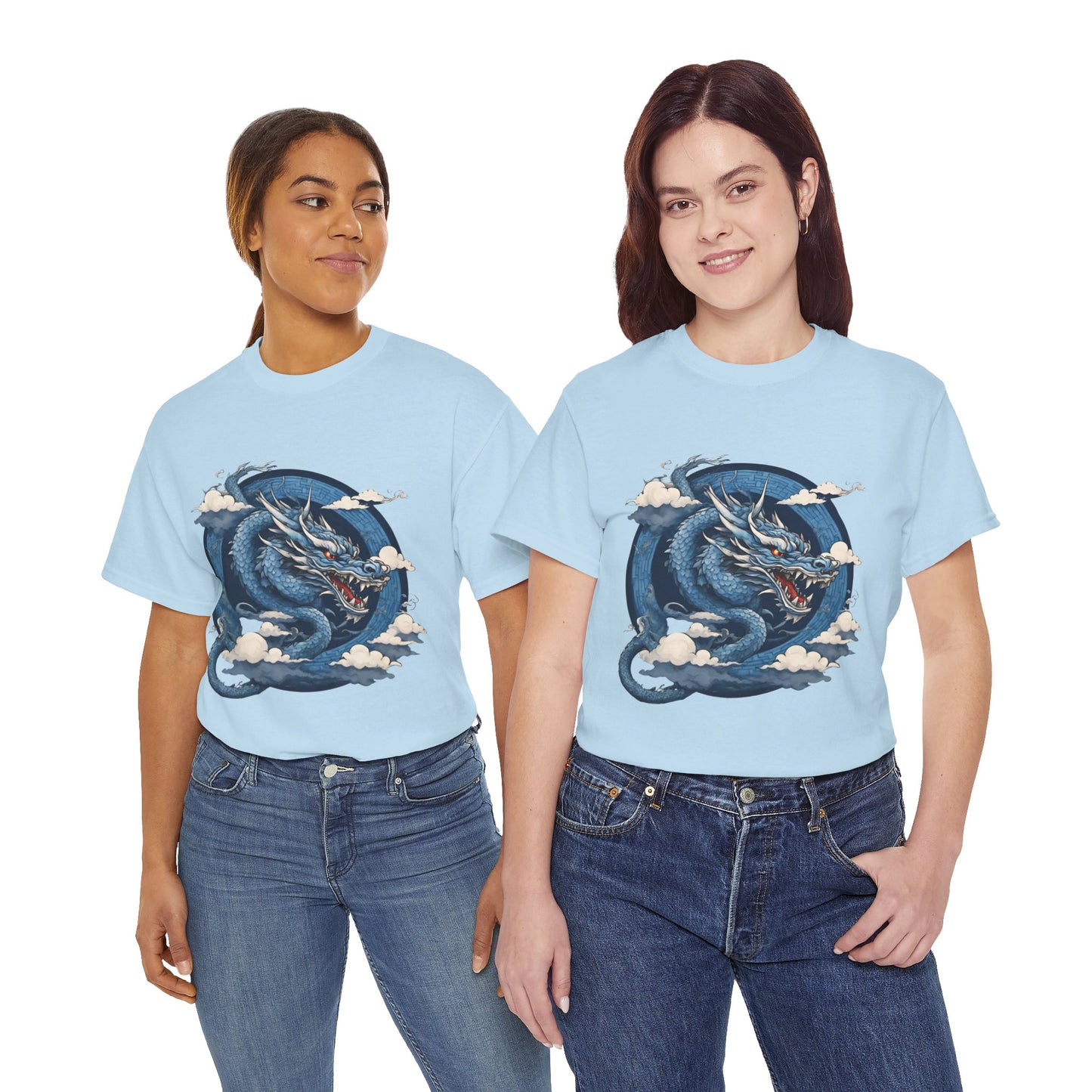 Dragon bleu japonais - T-shirt de sport Flashlander